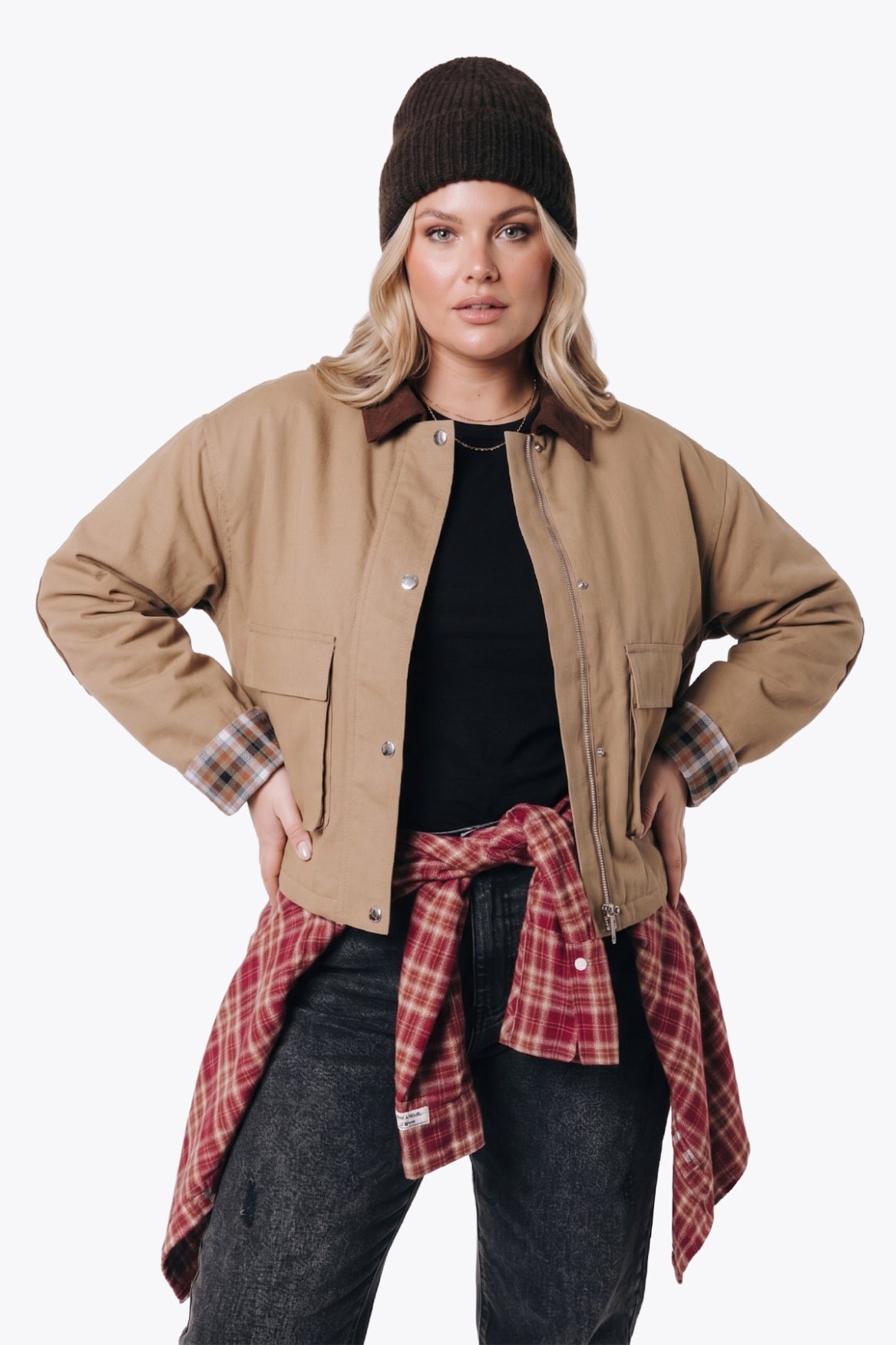 Malou Coach Jacket | Camel