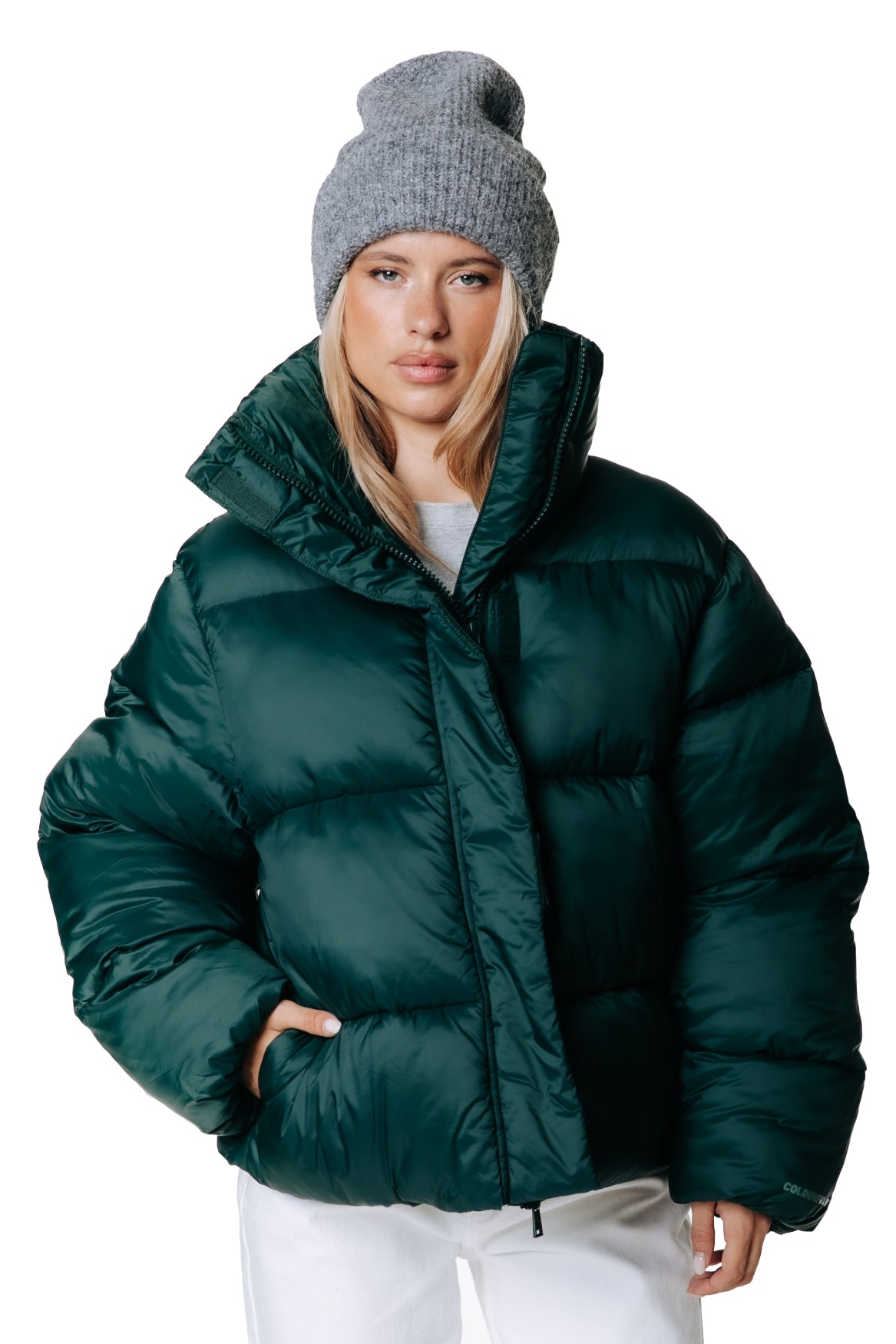 Kailey Puffer Jacket | Dark green