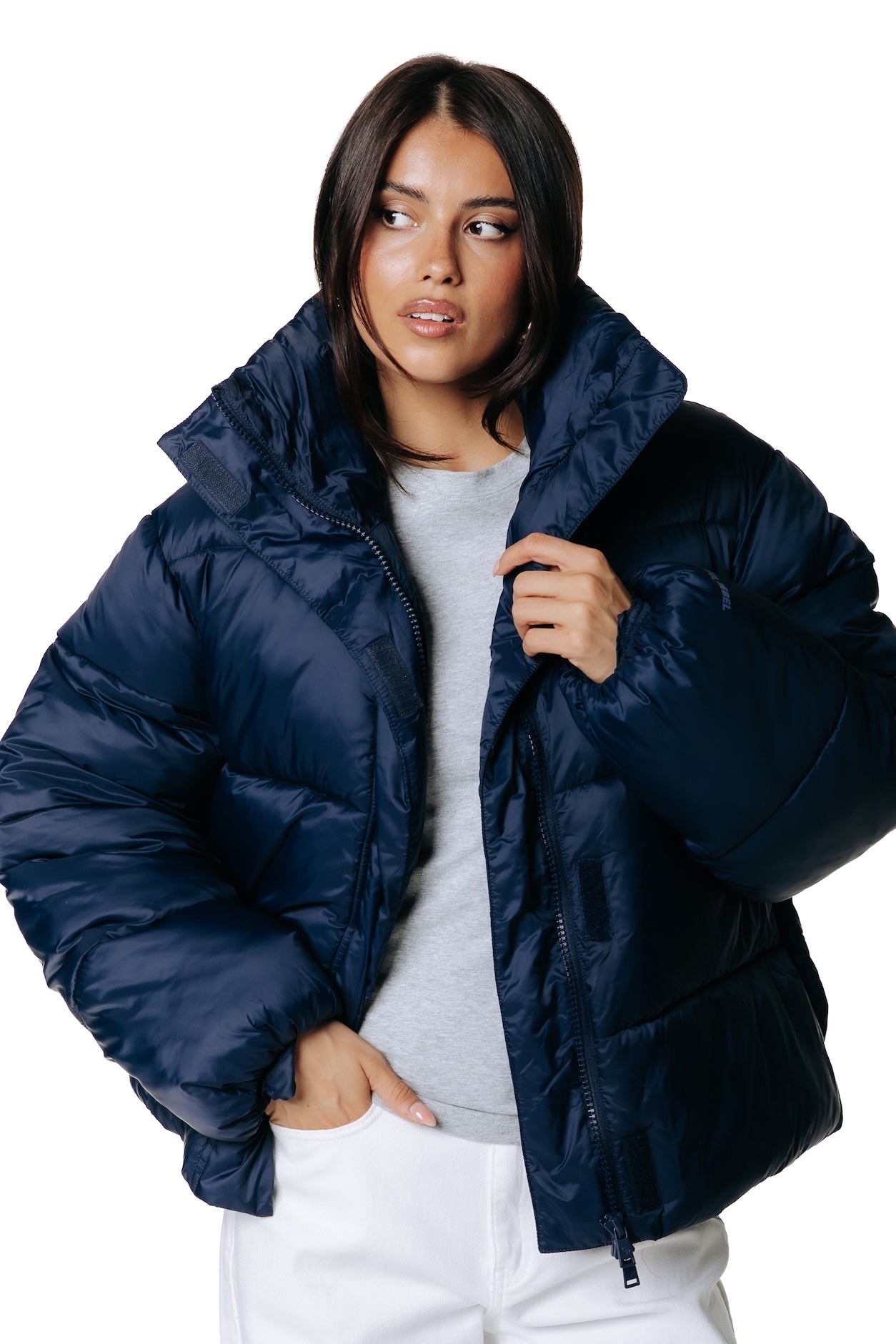 Kailey Puffer Jacket | Dark Navy