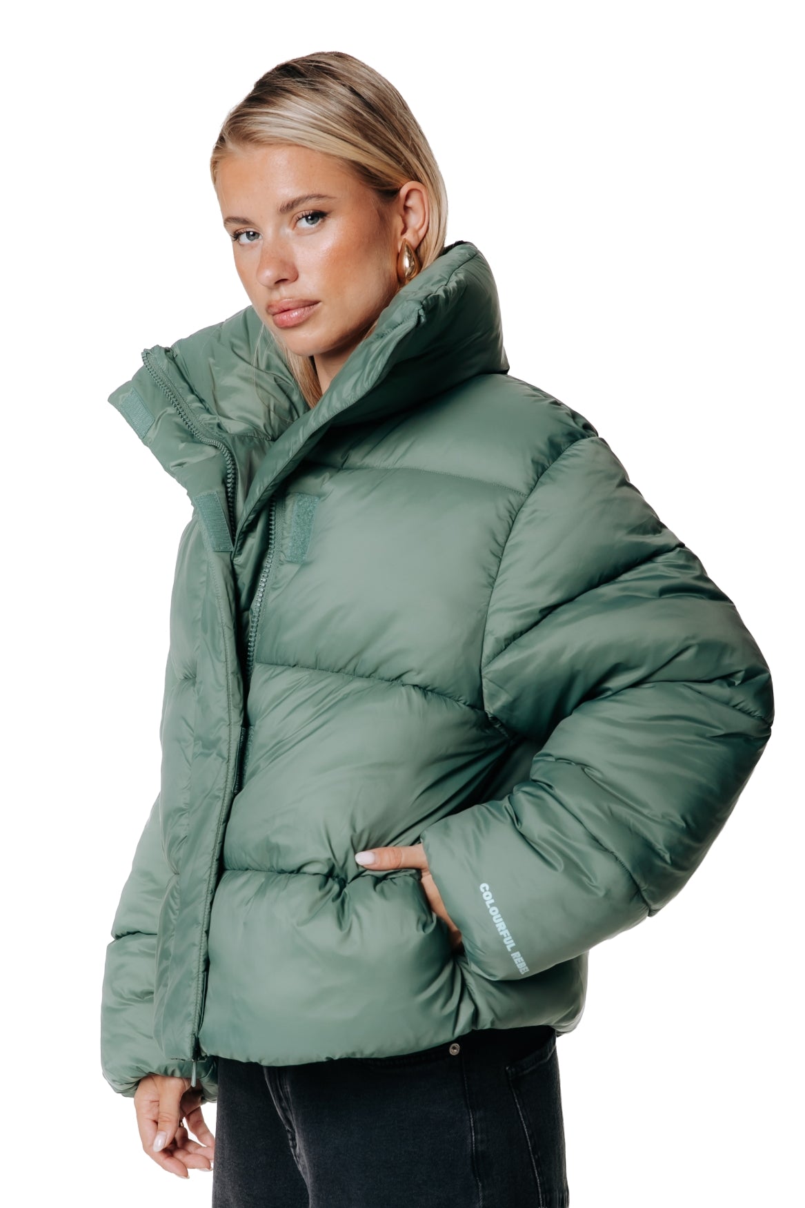 Kailey Puffer Jacket | Olive Green