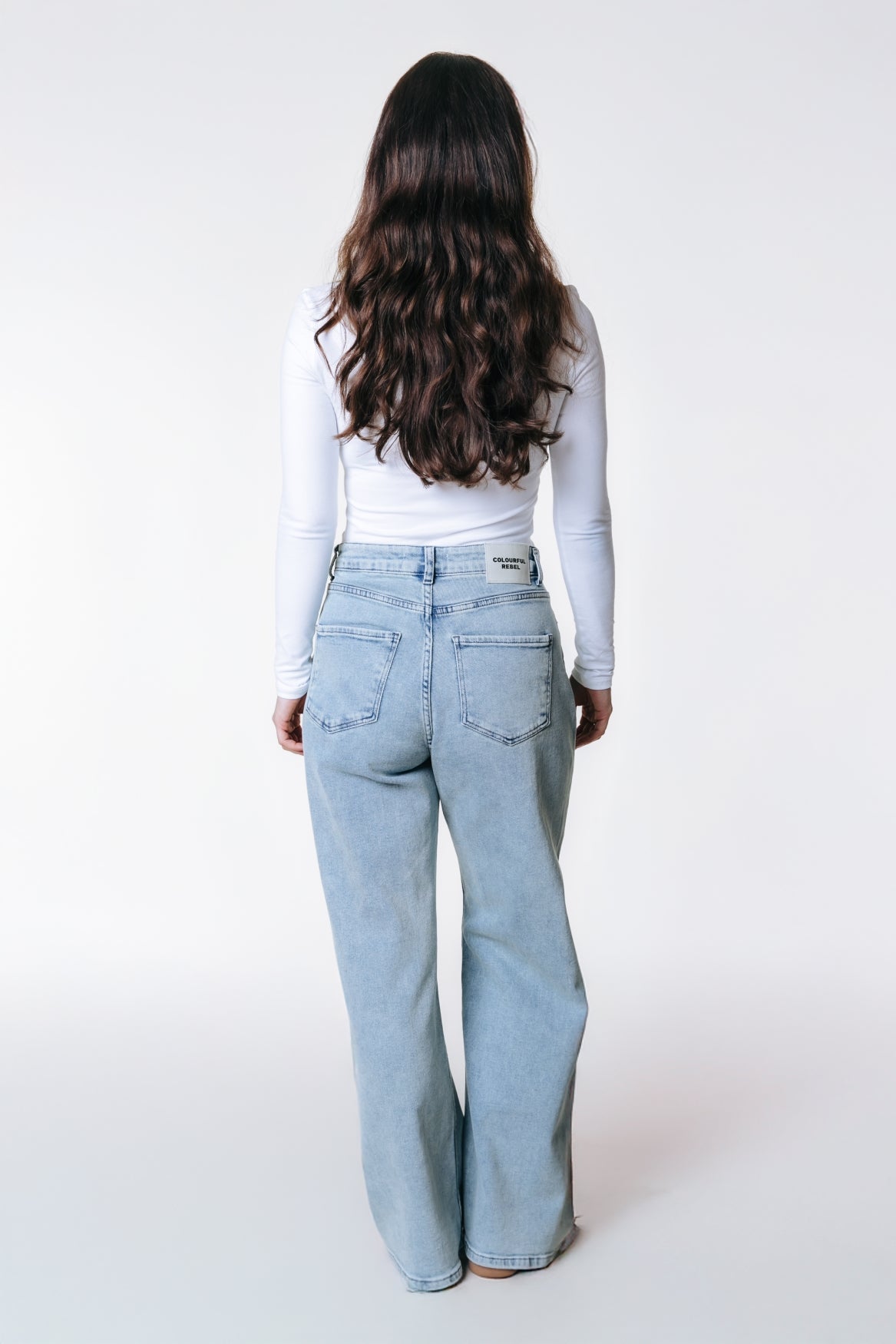 Gaias High Rise Denim | Light blue denim