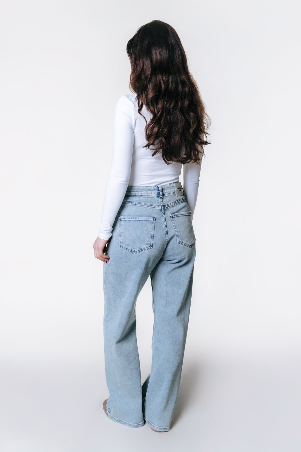 Gaias High Rise Denim | Light blue denim