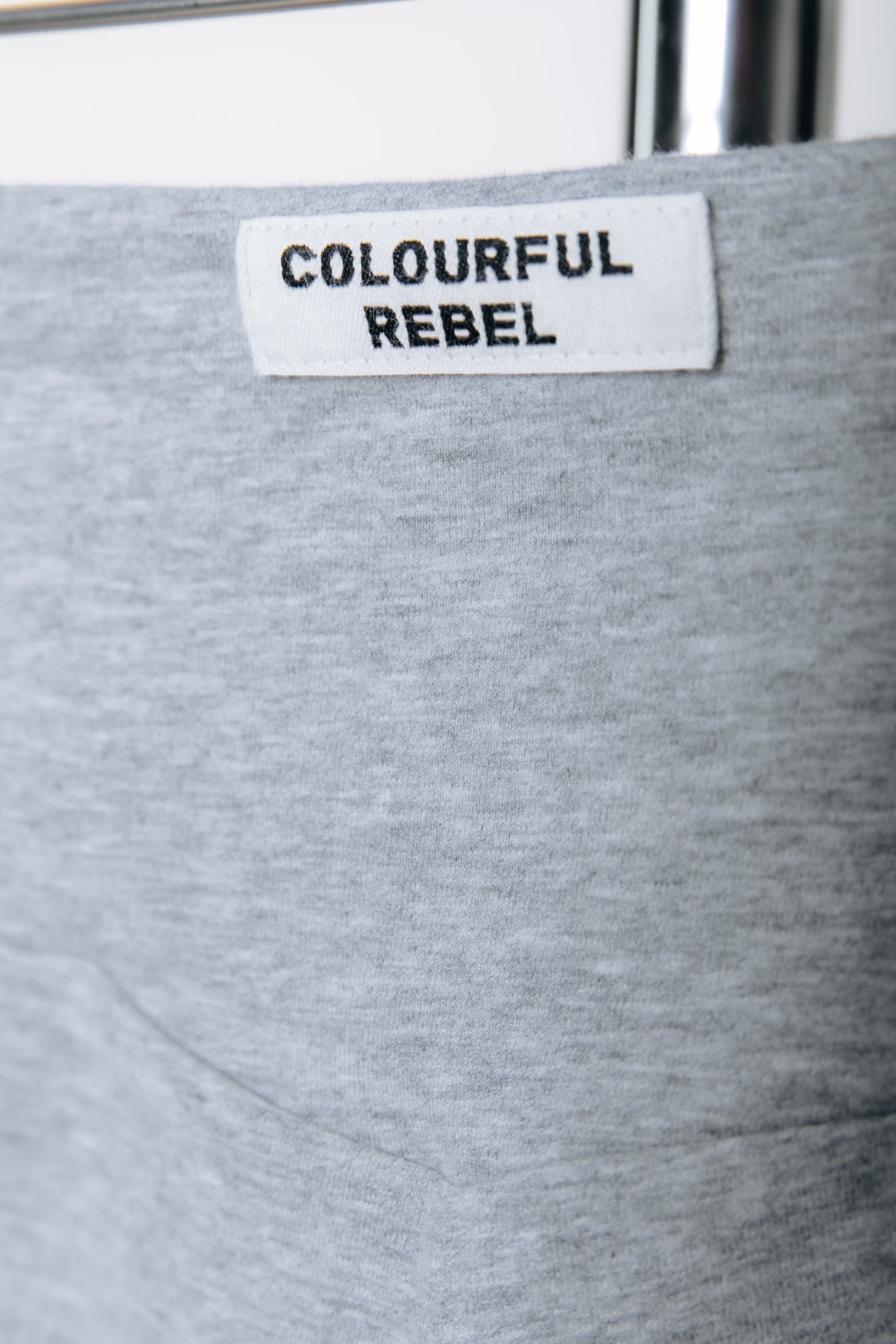 Uni Fitted Flare Pants | Medium gray blend