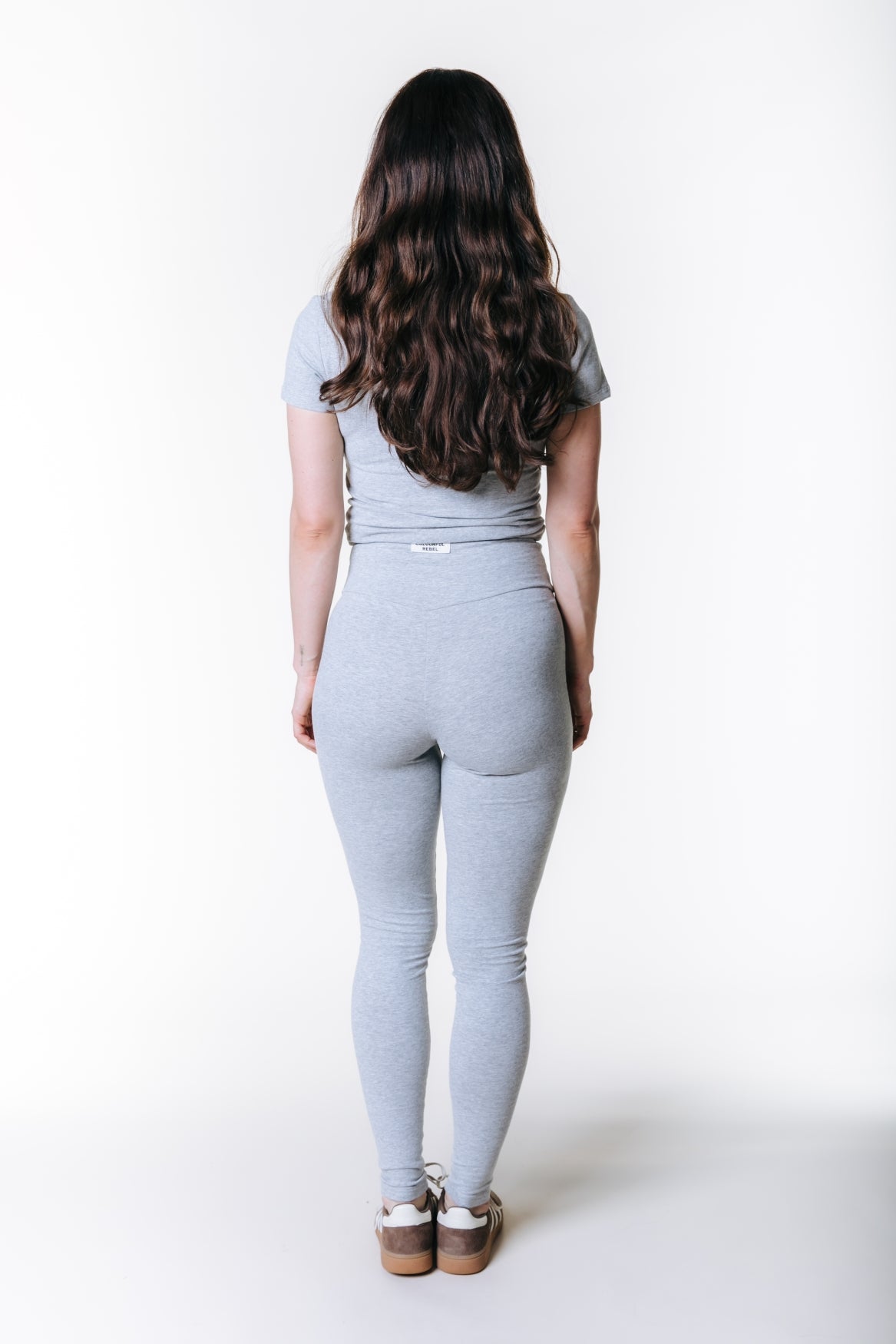 Fitted Pants | Medium grey melange