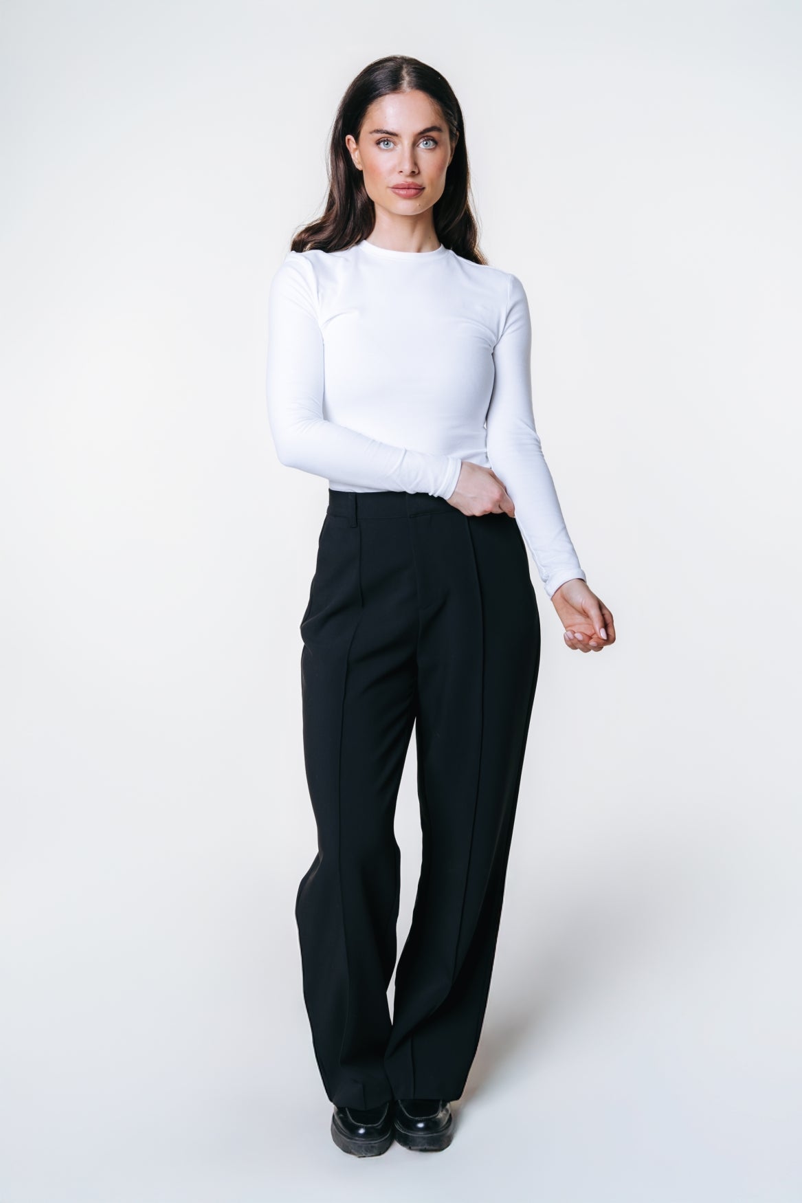 Rus Straight Pants | Black