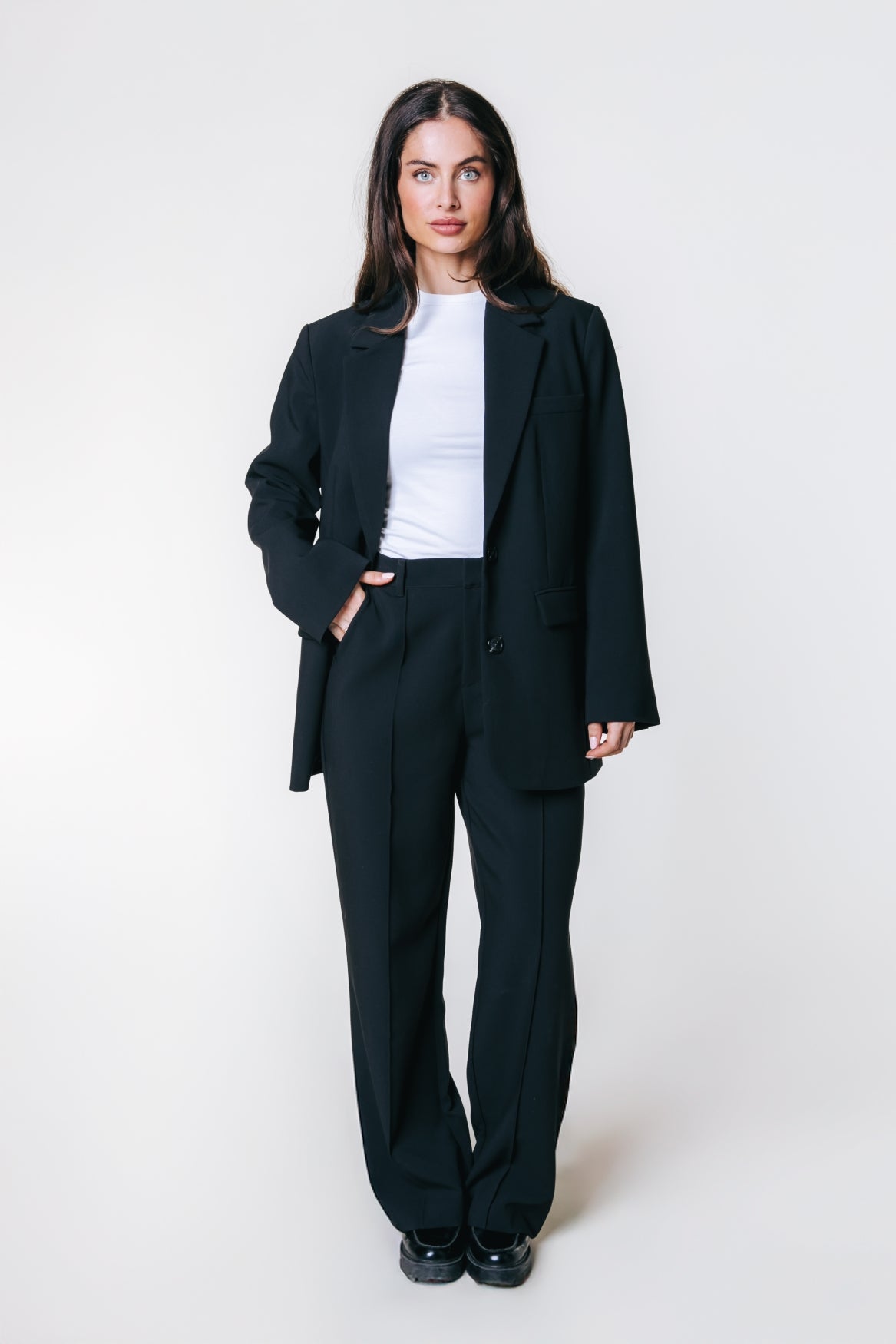 Rus Straight Pants | Black