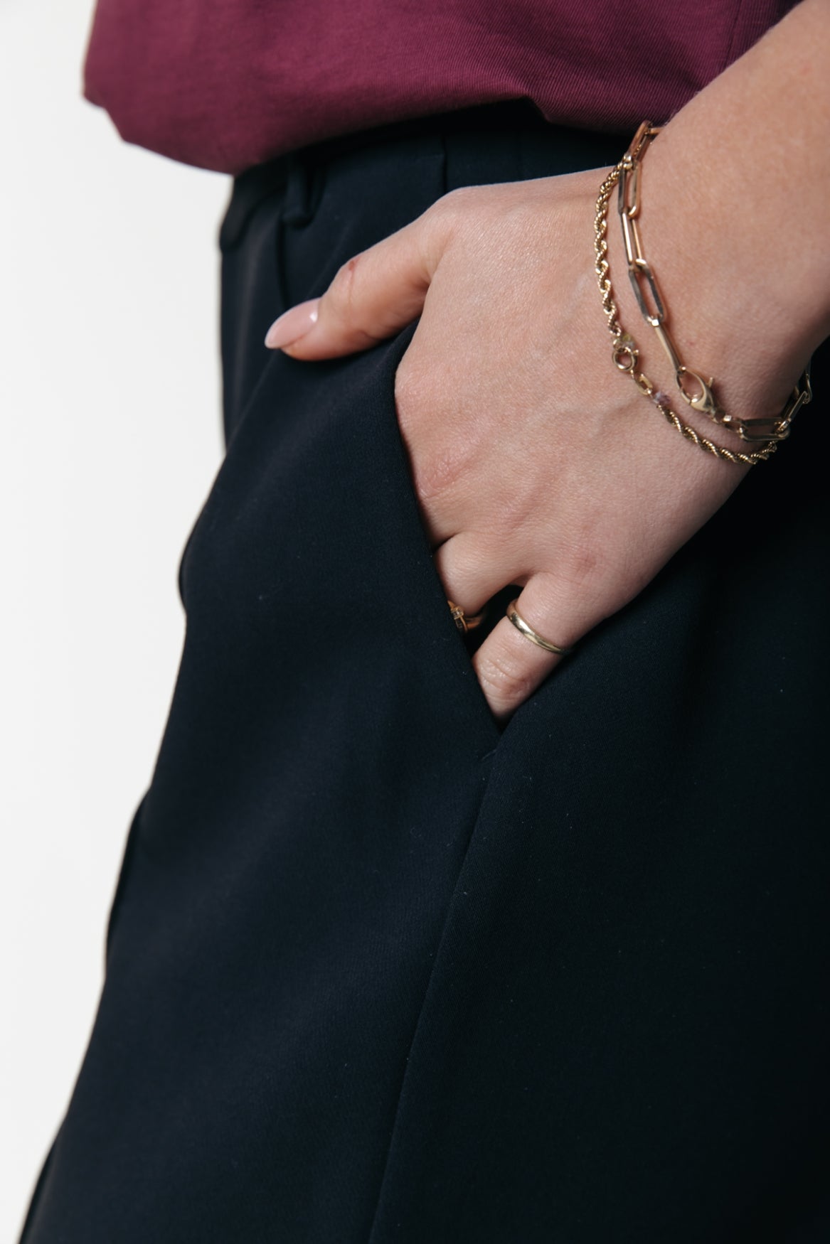 Rus Straight Pants | Black