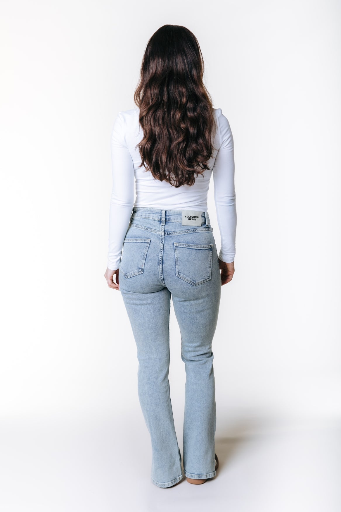 Livia High Rise Denim | Denim blue