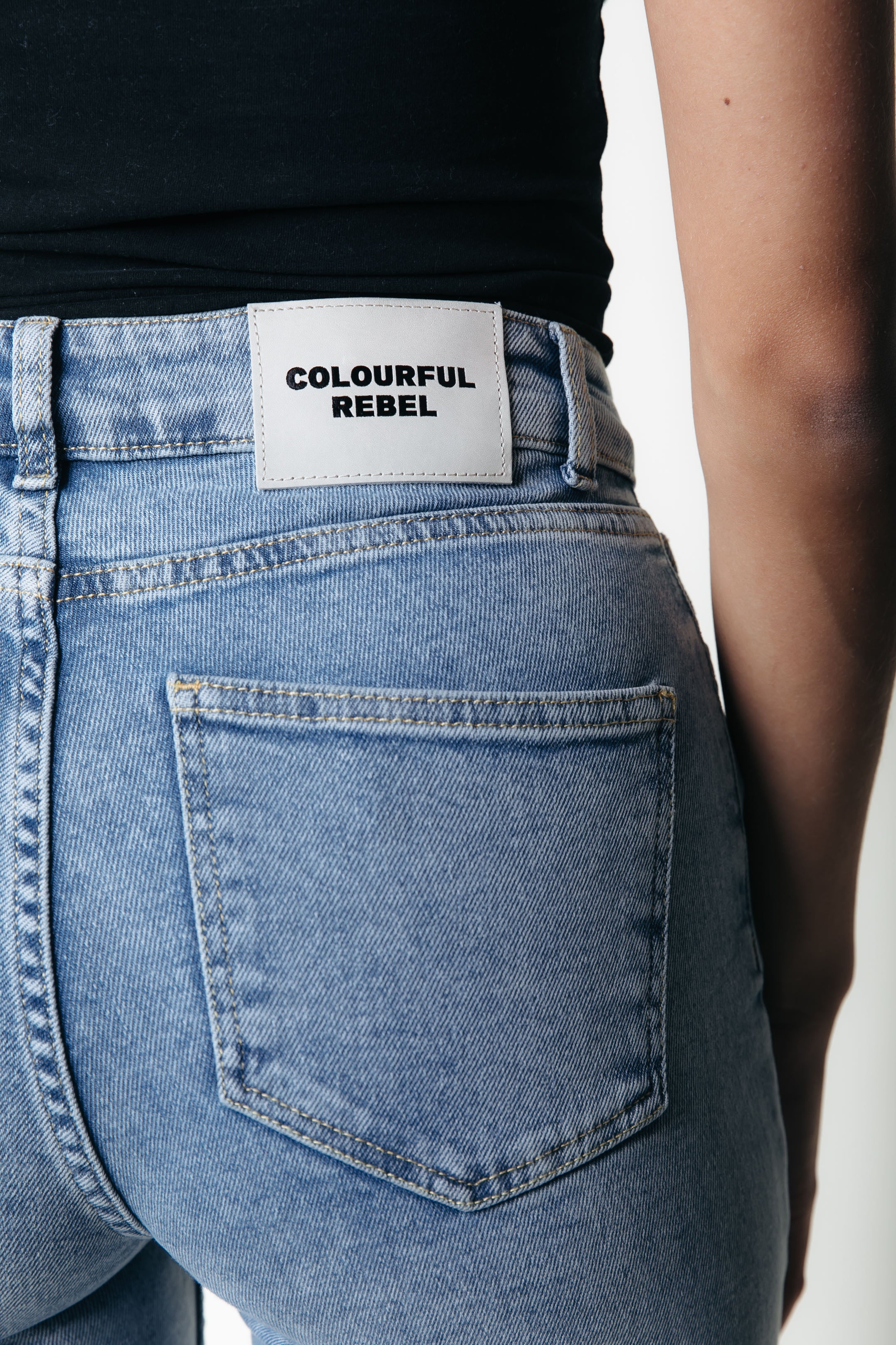 Livia High Rise Denim | Denim blue