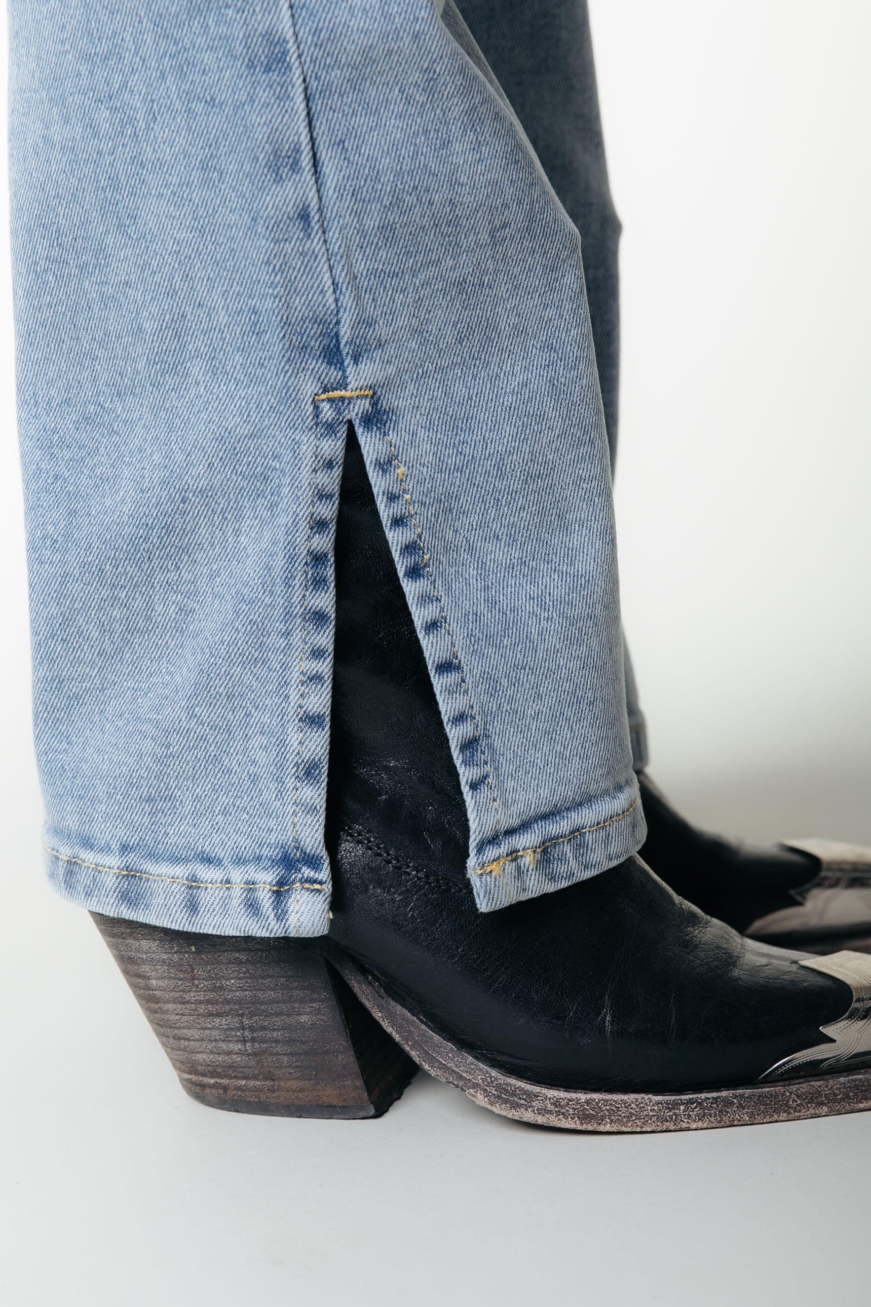 Livia High Rise Denim | Denim blue