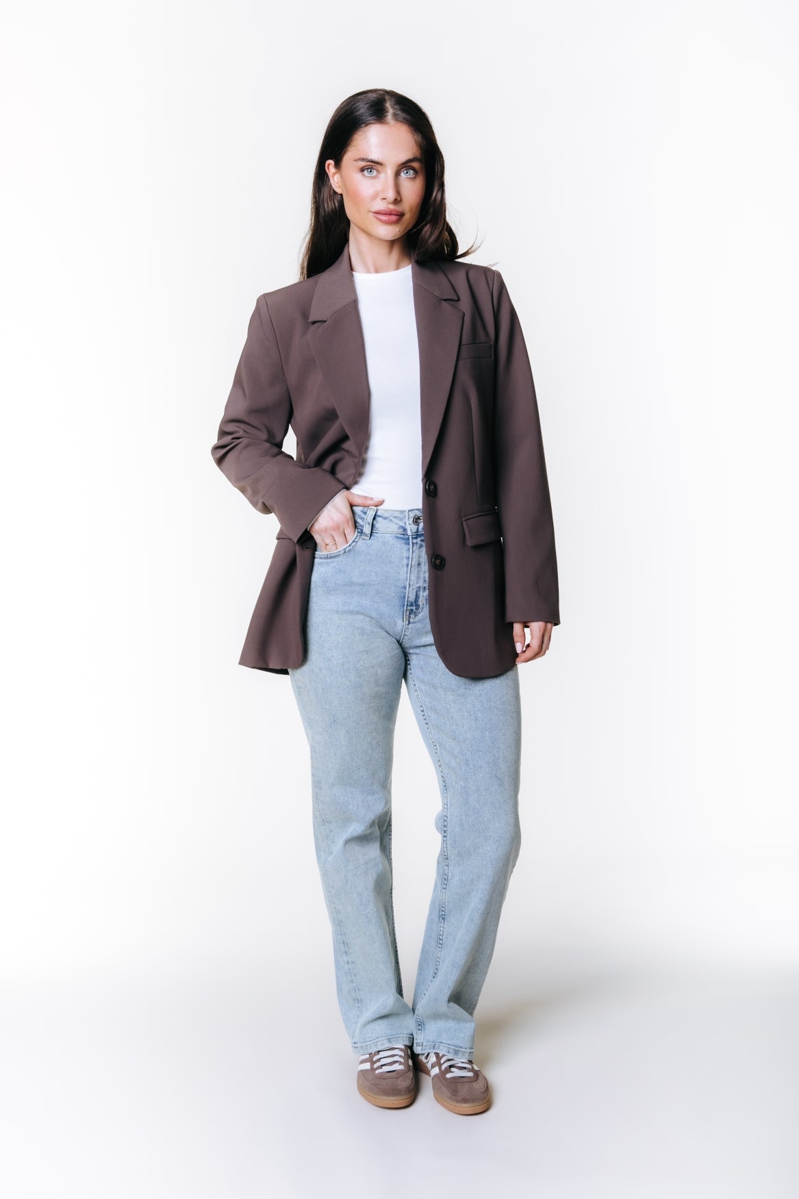 Gemma Blazer | Braun