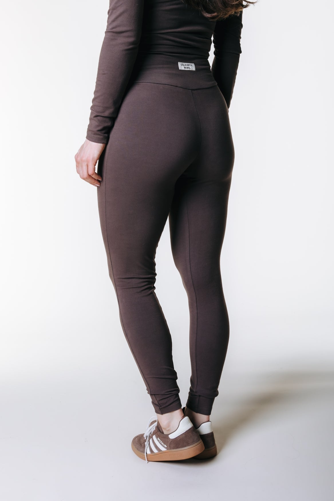 Fitted Pants | Brown