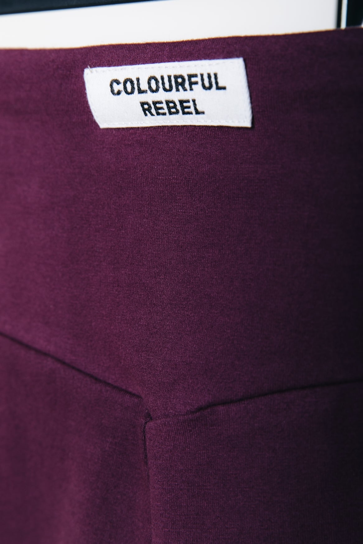 Fitted Pants | Merlot Red