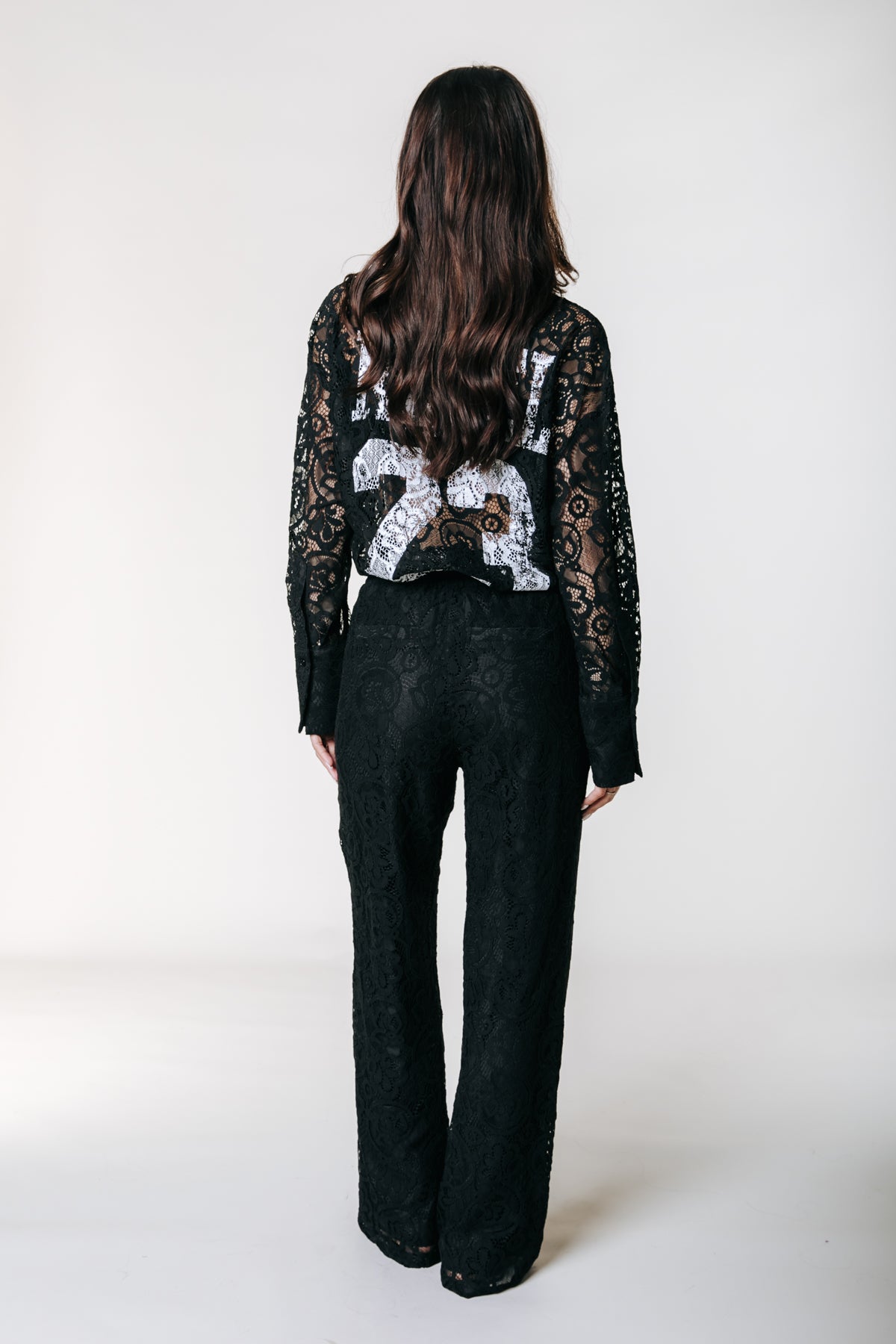 Melody Lace Pants | Black