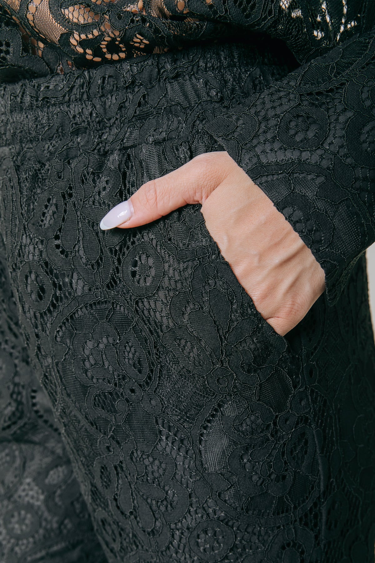 Melody Lace Pants | Black