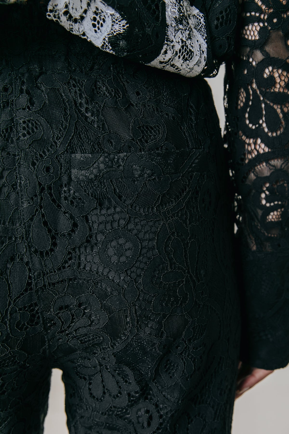 Melody Lace Pants | Black