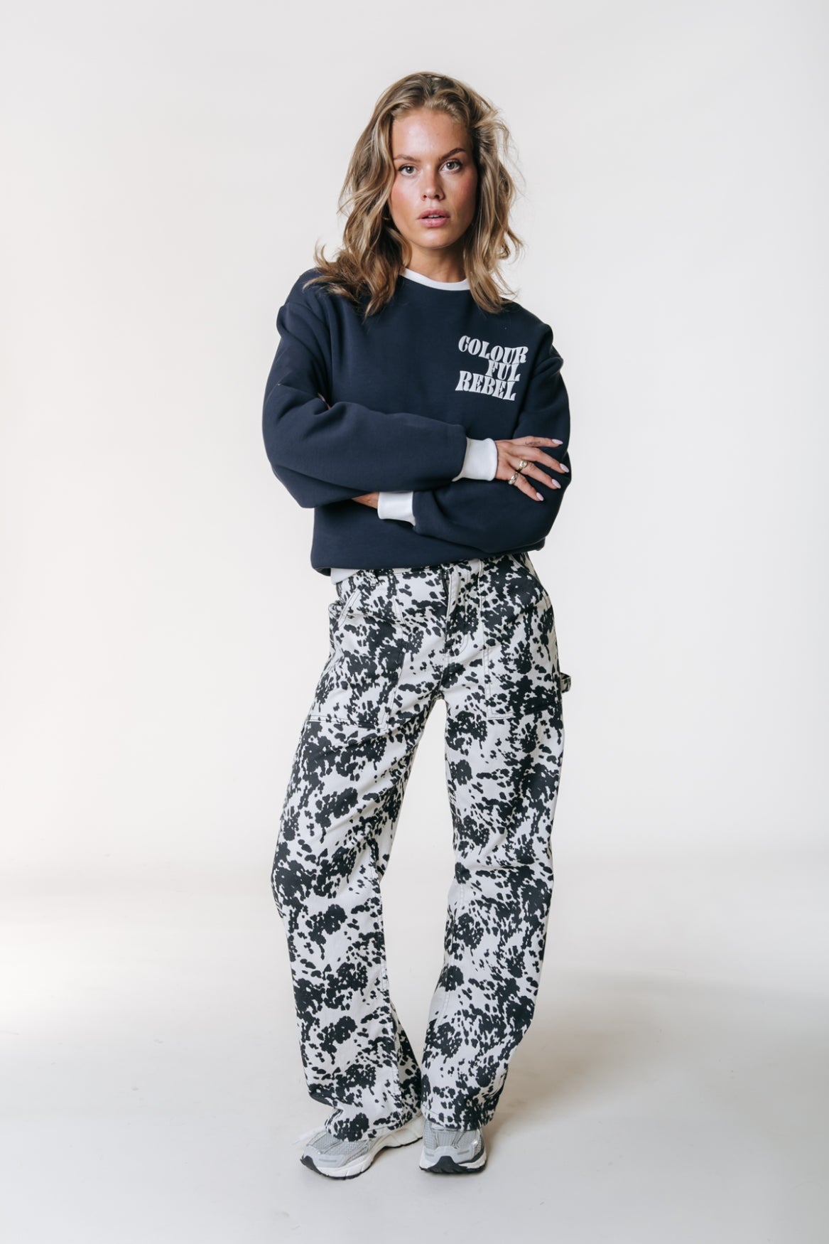 Tinsley Cow Denim Worker Pant | Beige