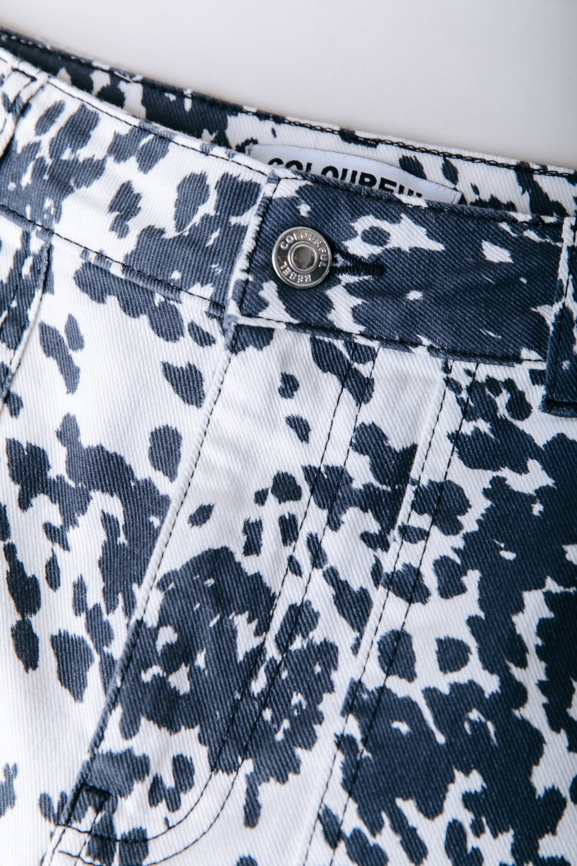 Tinsley Cow Denim Worker Pants | Beige