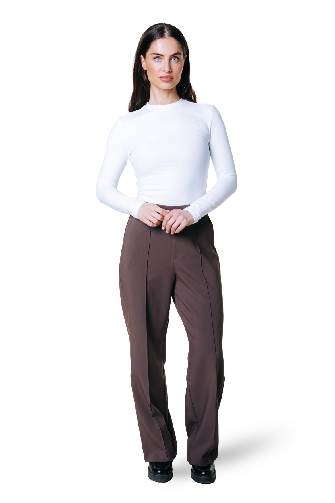 Rus Straight Pants | Brown