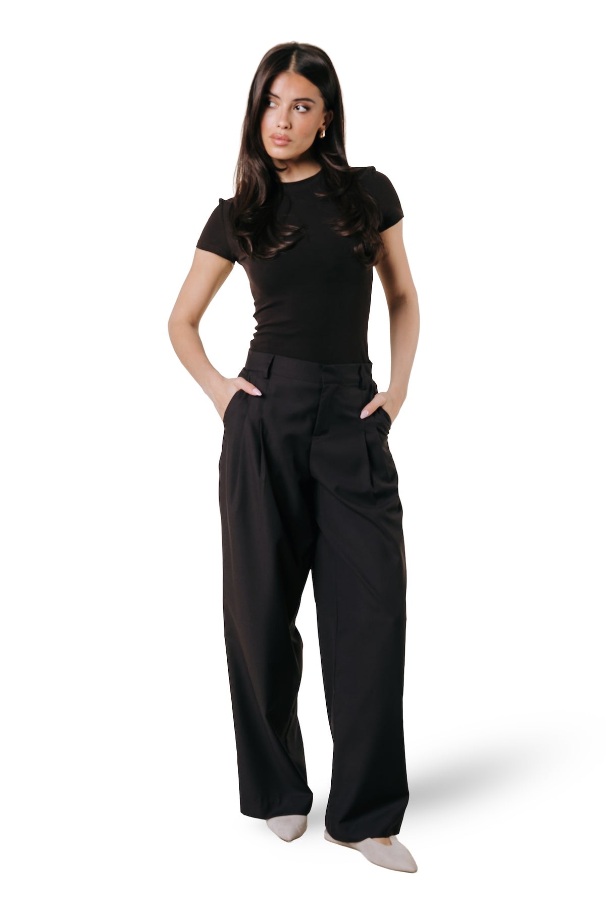 Maggy Tailored Pants | Brown