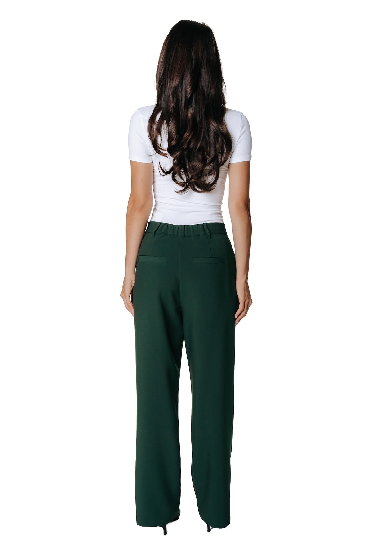 Rus Straight Pants | Dark green