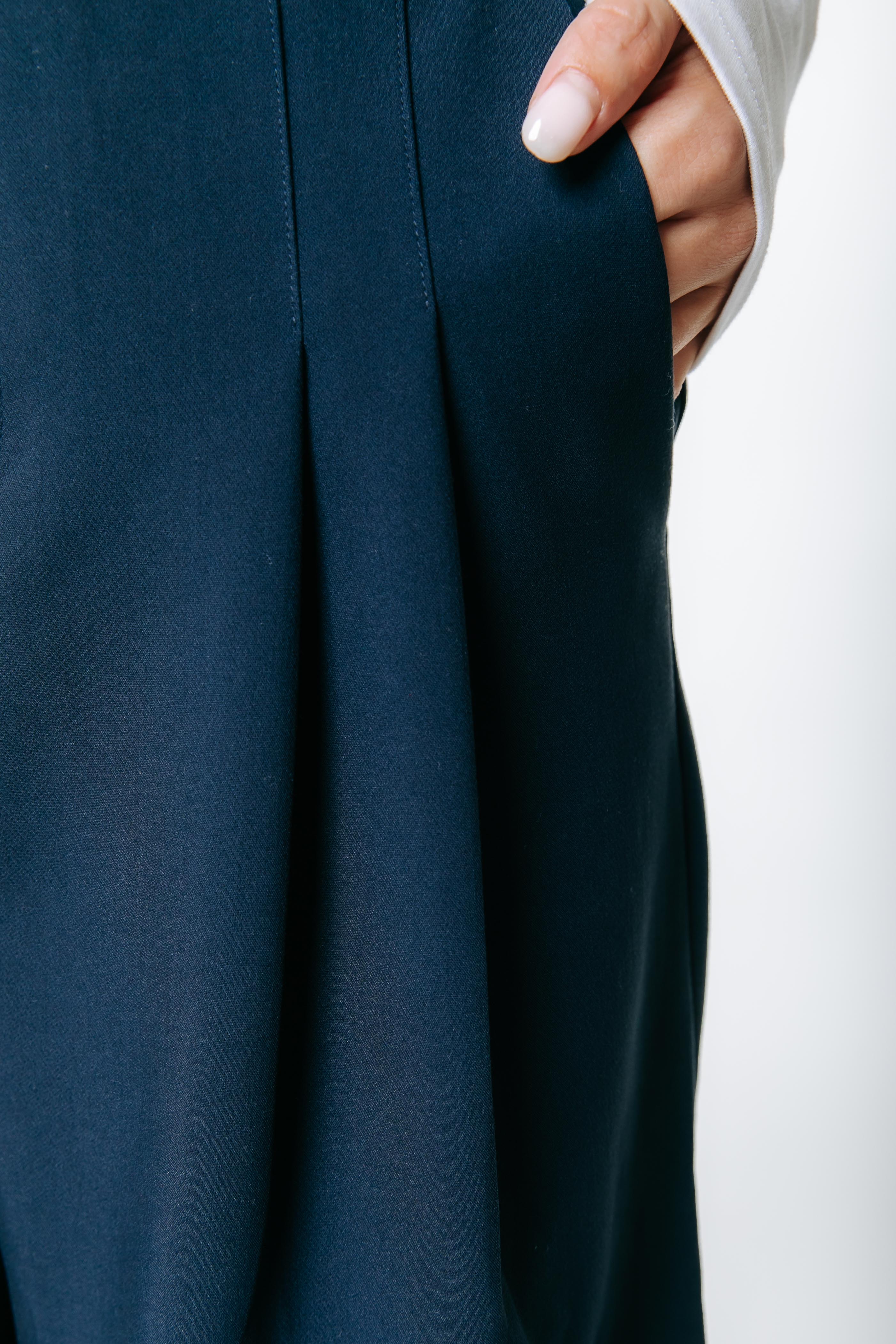 Maggy Tailored Pants | Dark Navy