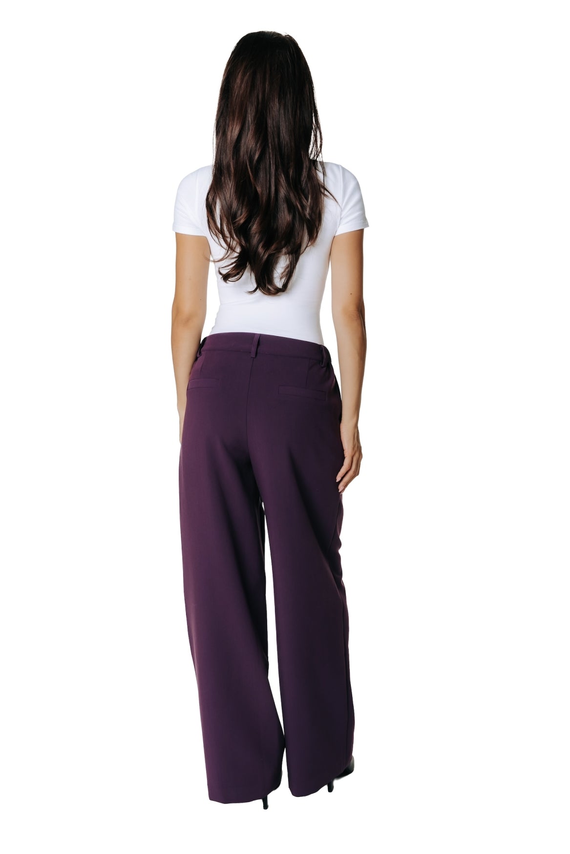Maggy Tailored Pants | Dark purple