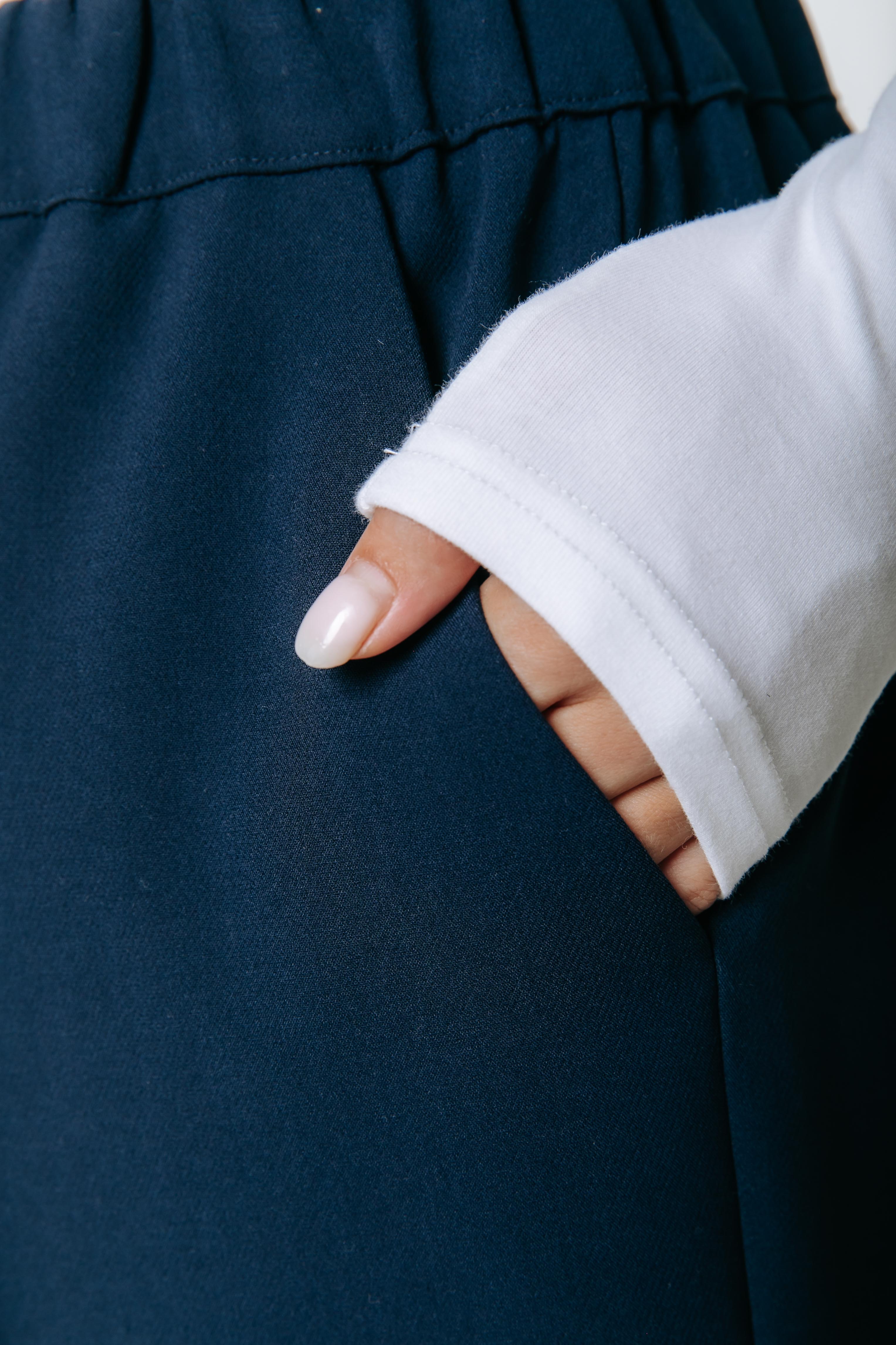 Vella Tailored Pants | Dark Navy