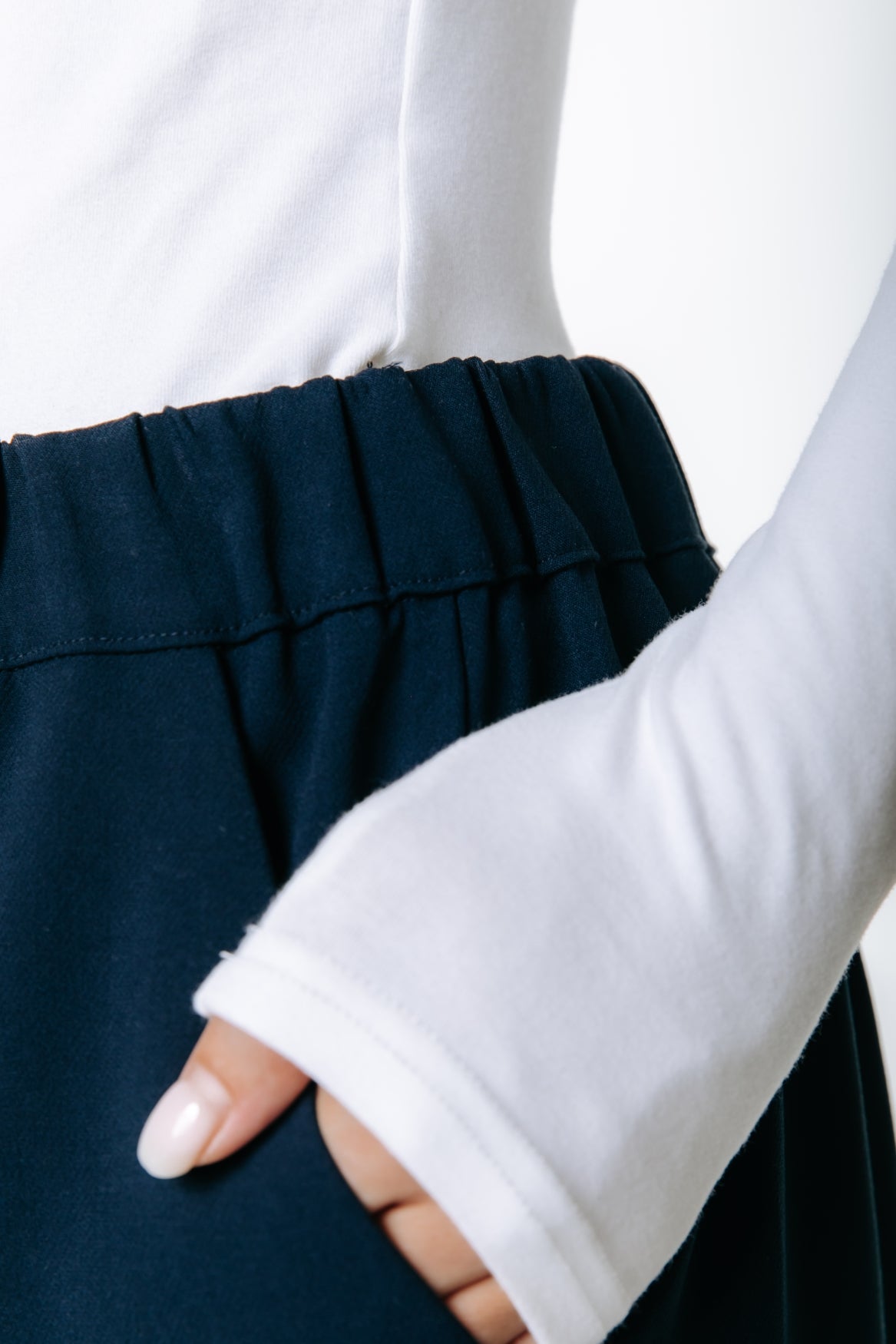 Vella Tailored Pants | Dark Navy