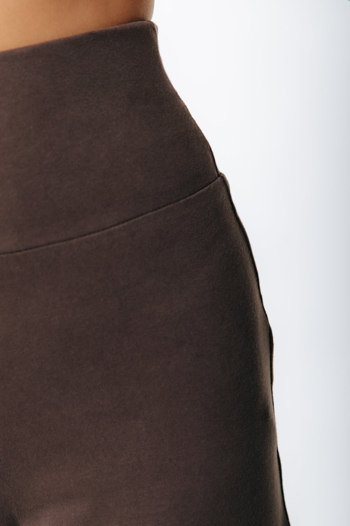 Wide Leg Pants | Brown