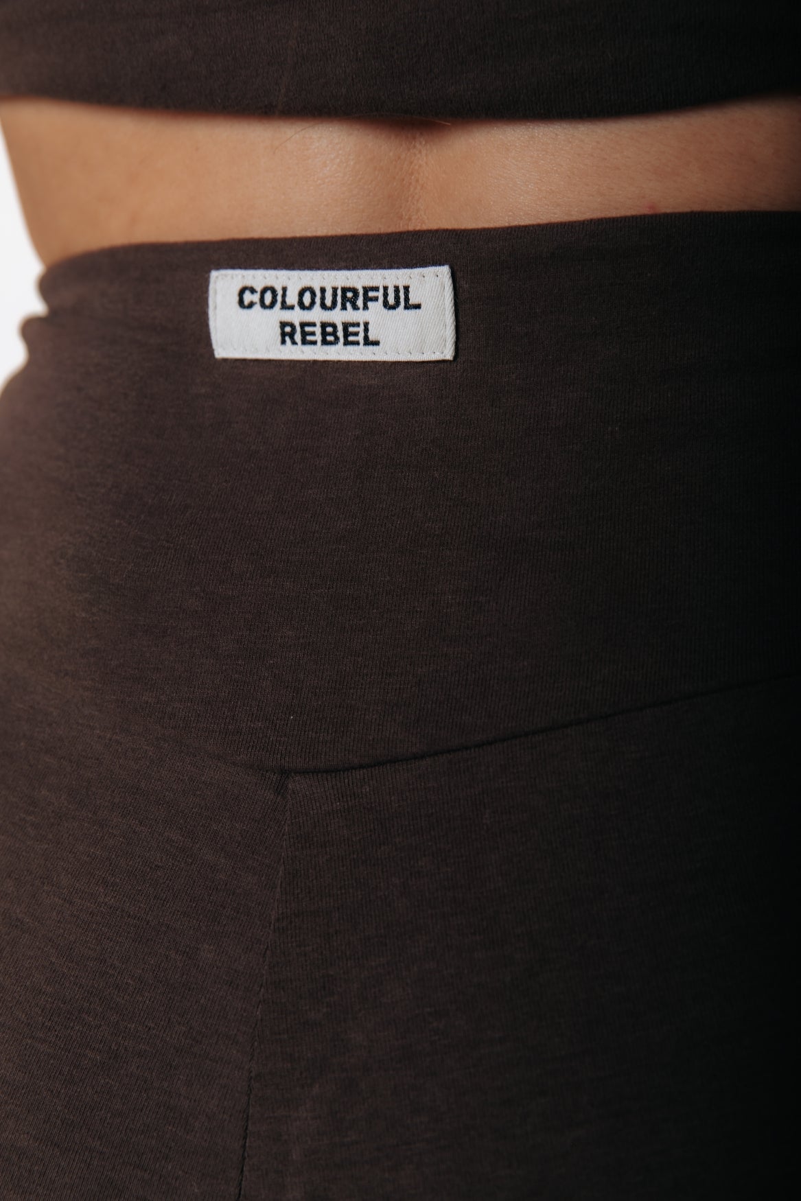 Uni Logo Fitted Shorts | Brown