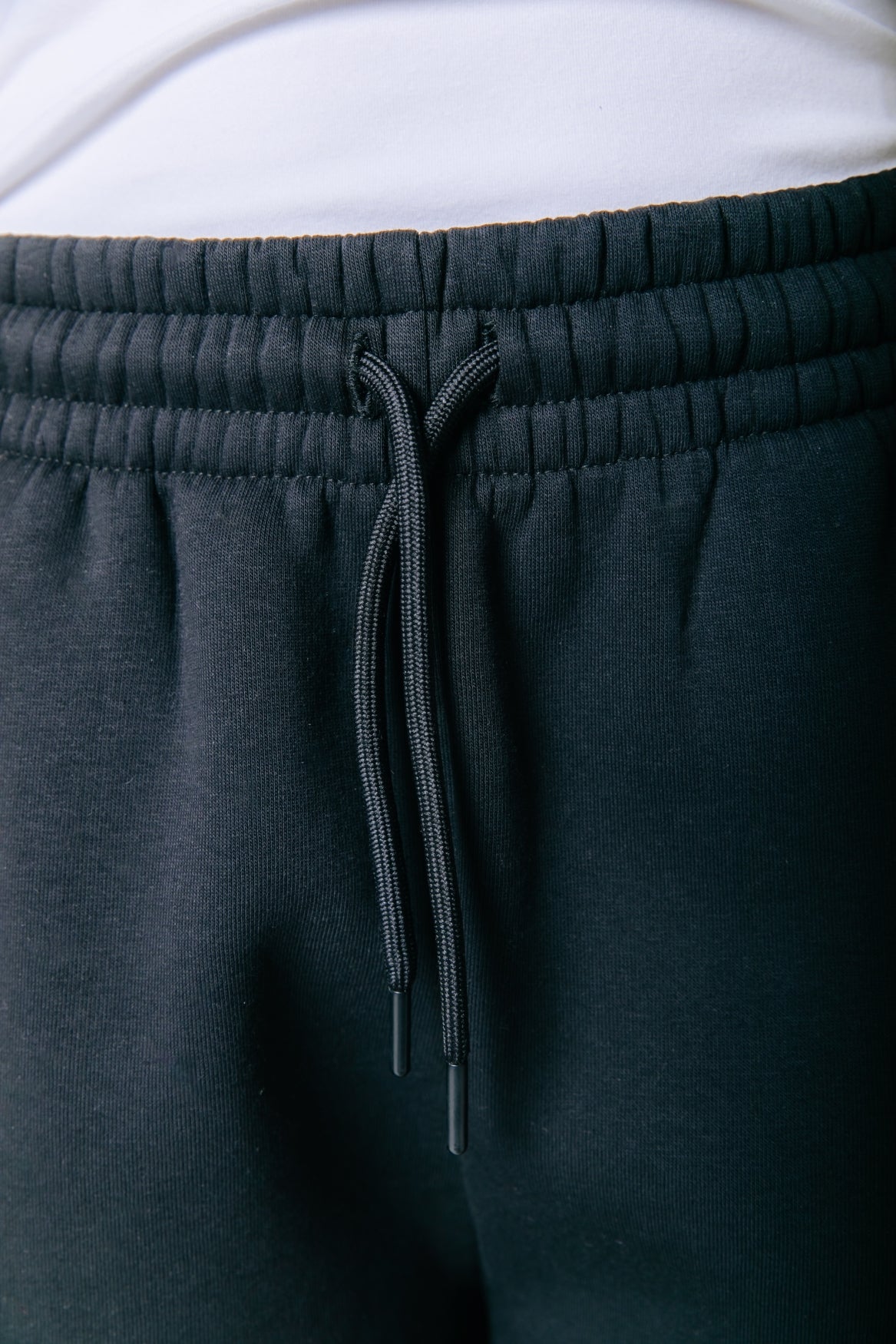 Label Sweatshorts | Black