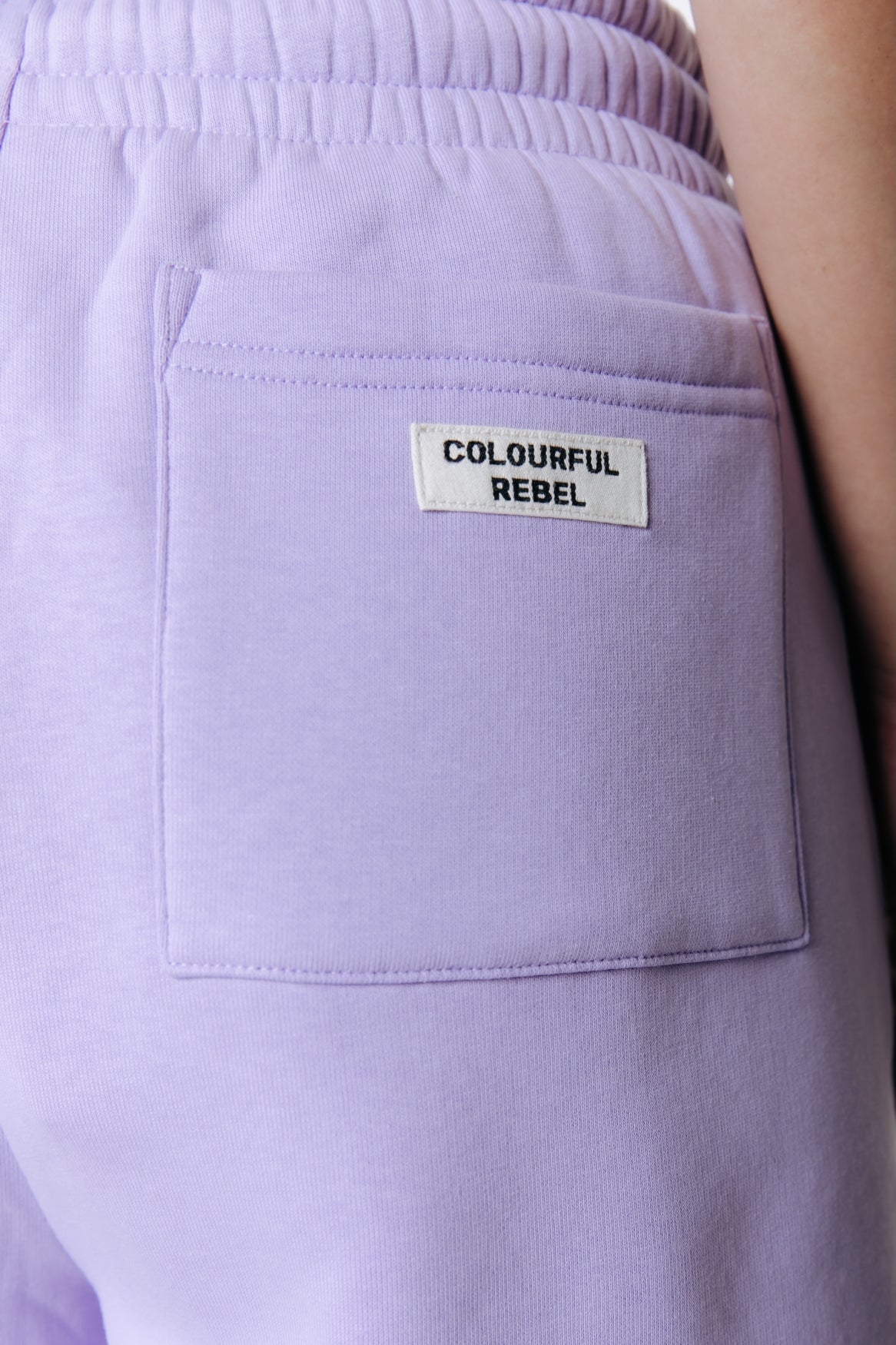 Label Sweatshorts | Lilac