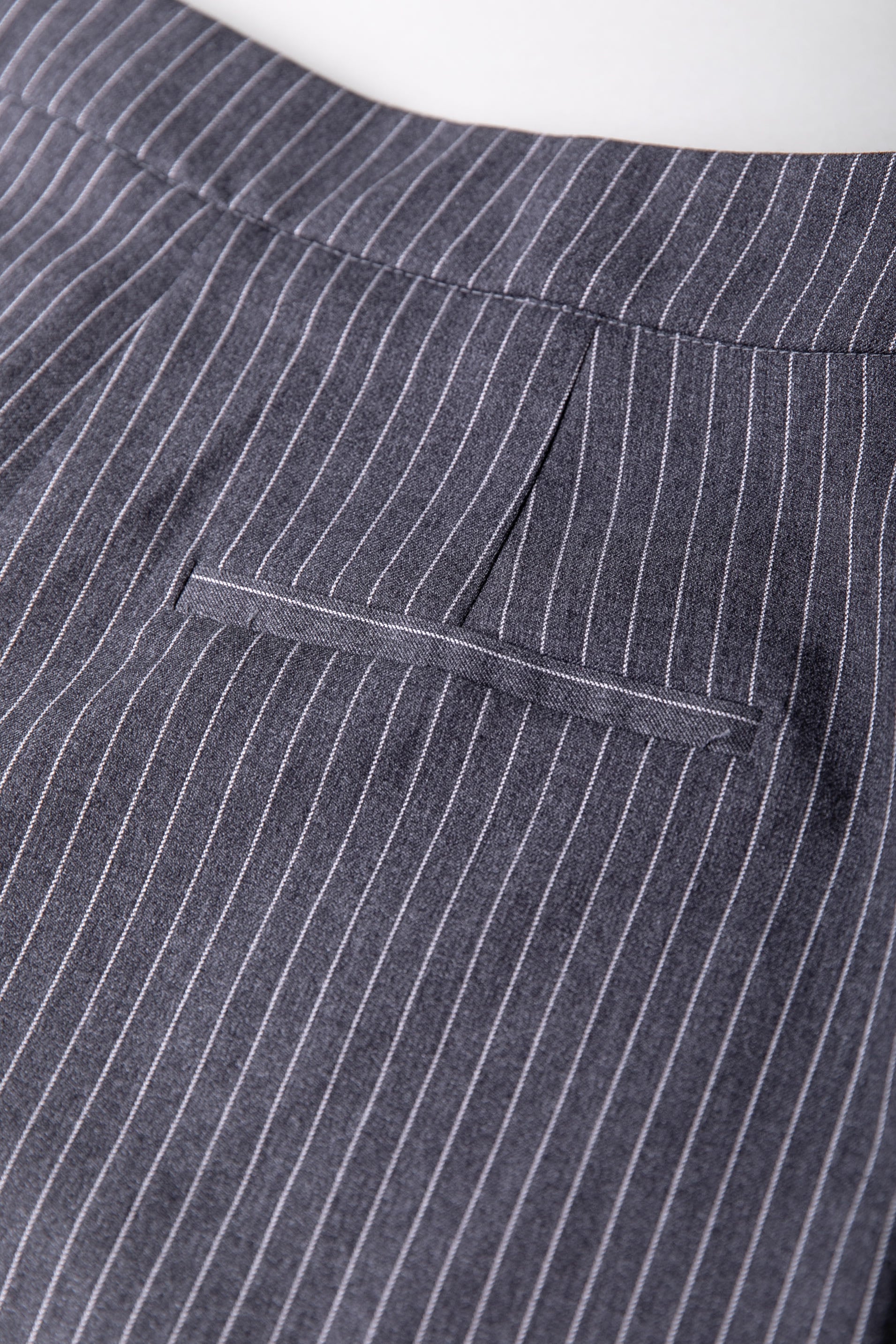 Ella Pinstripe Two Tone Skort | Grey