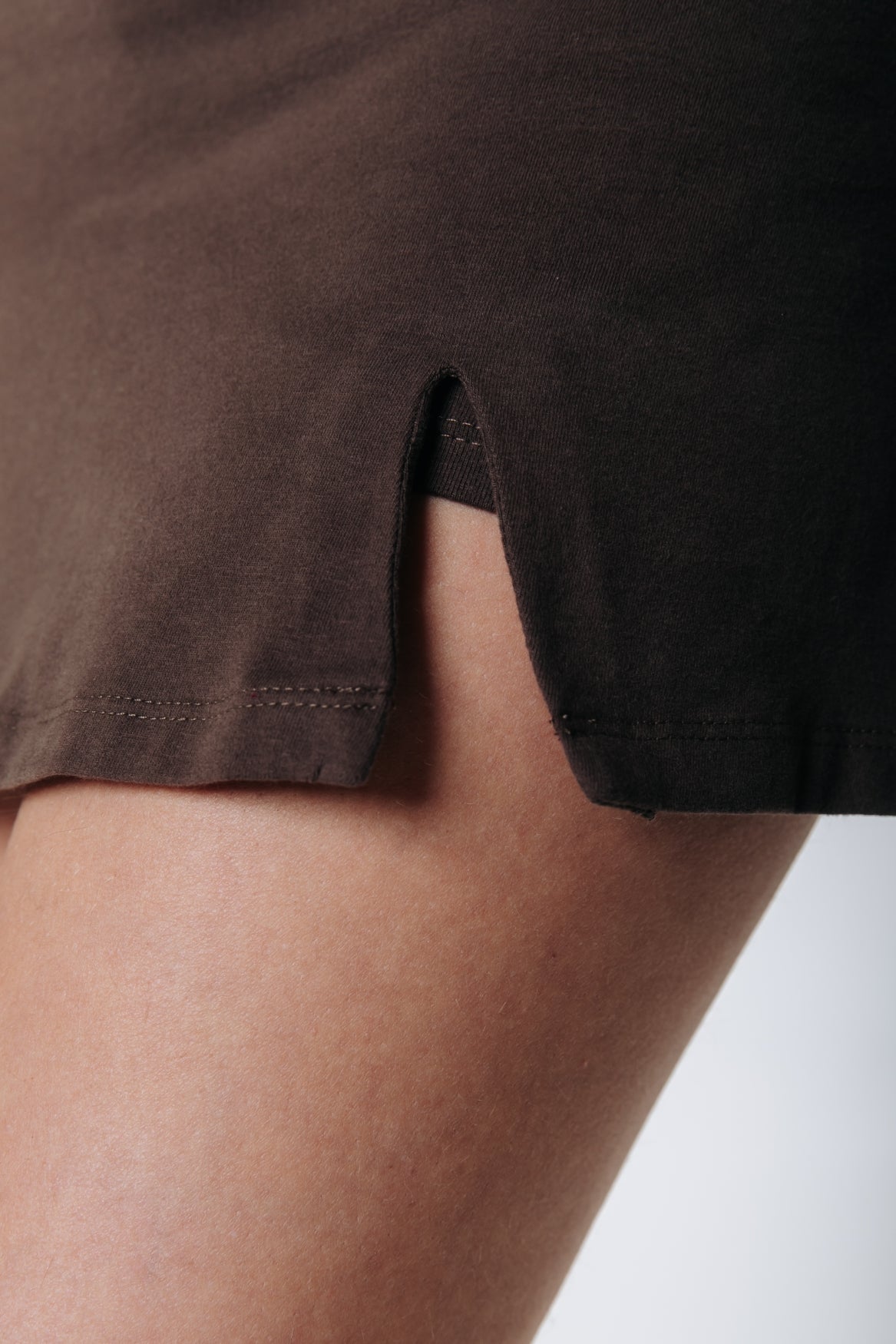 Fitted Skort | Brown