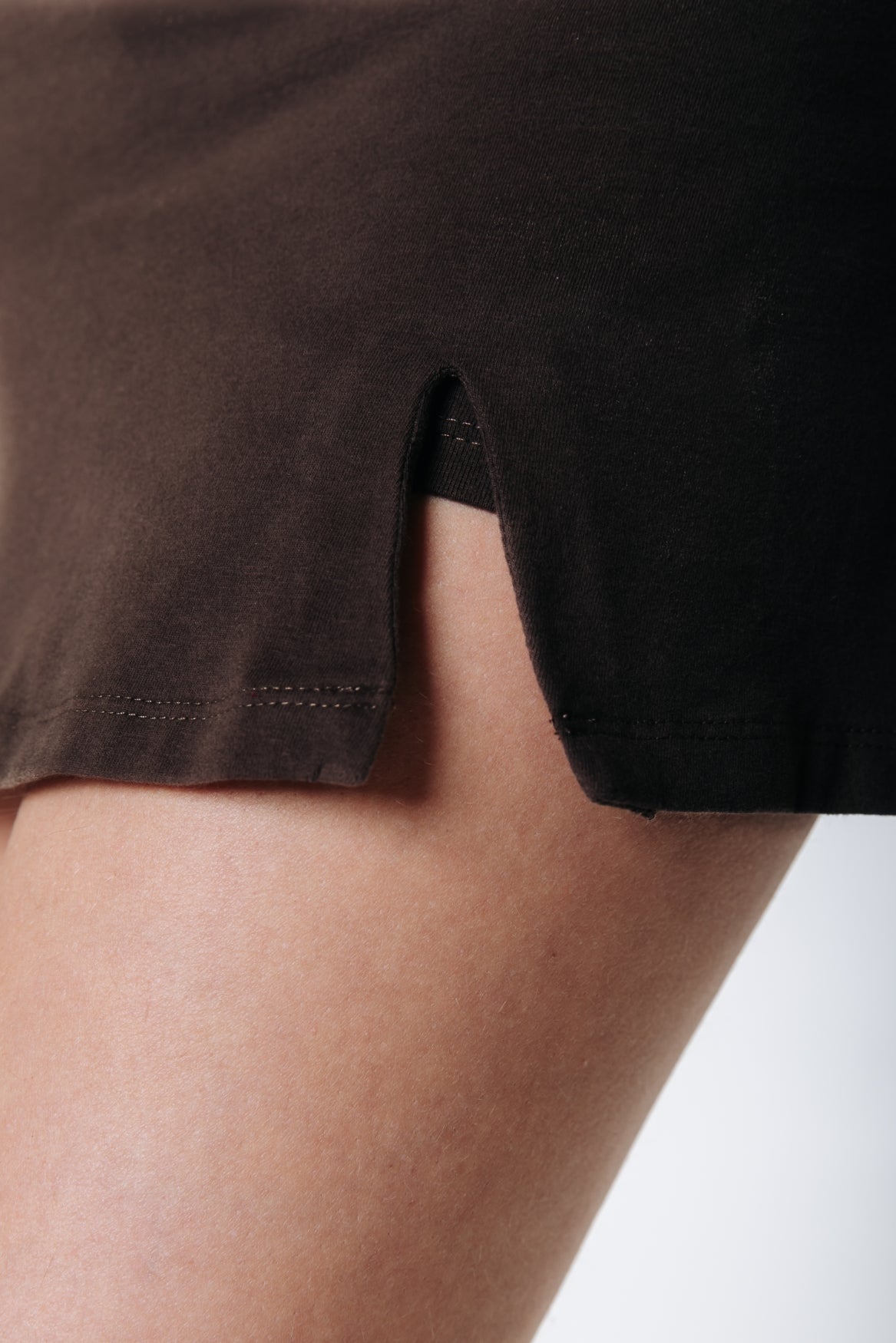 Uni Logo Fitted Skort | Dunkelbraun