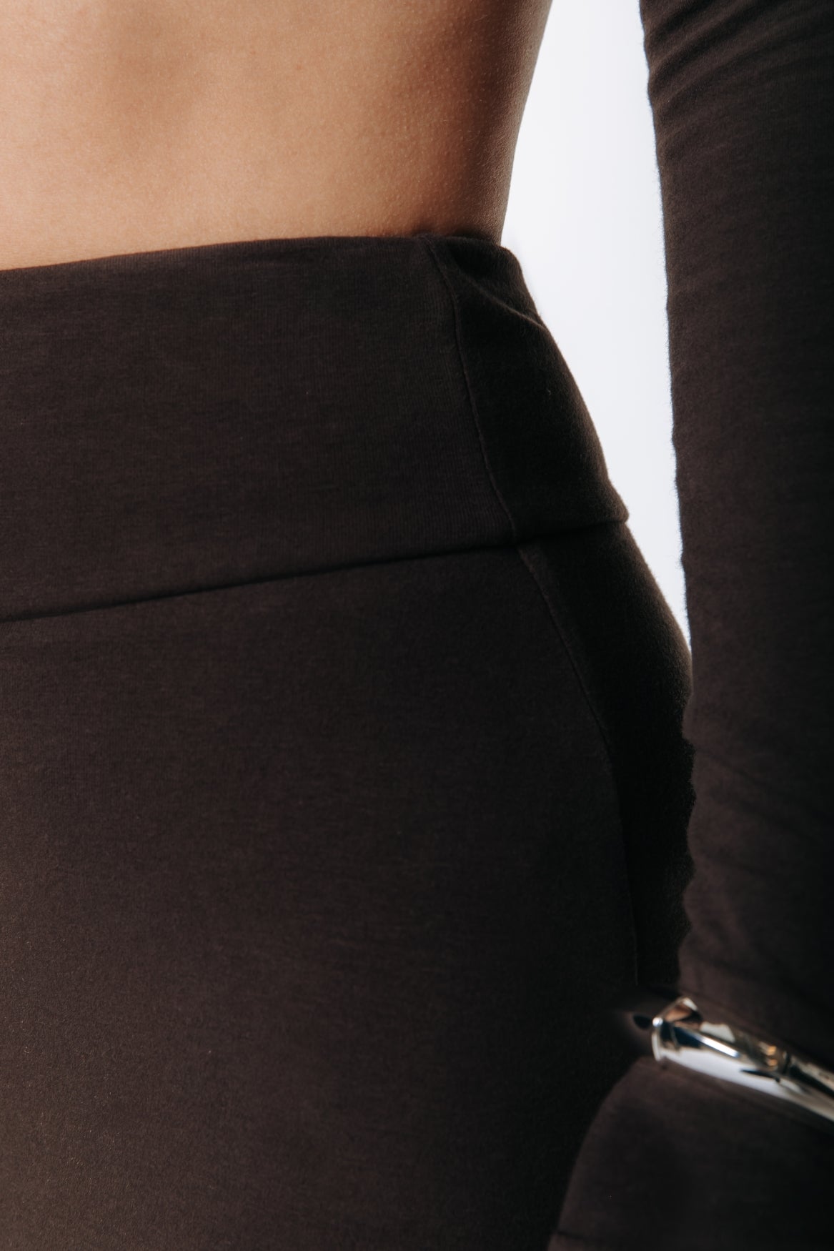 Fitted Skort | Darkest Brown