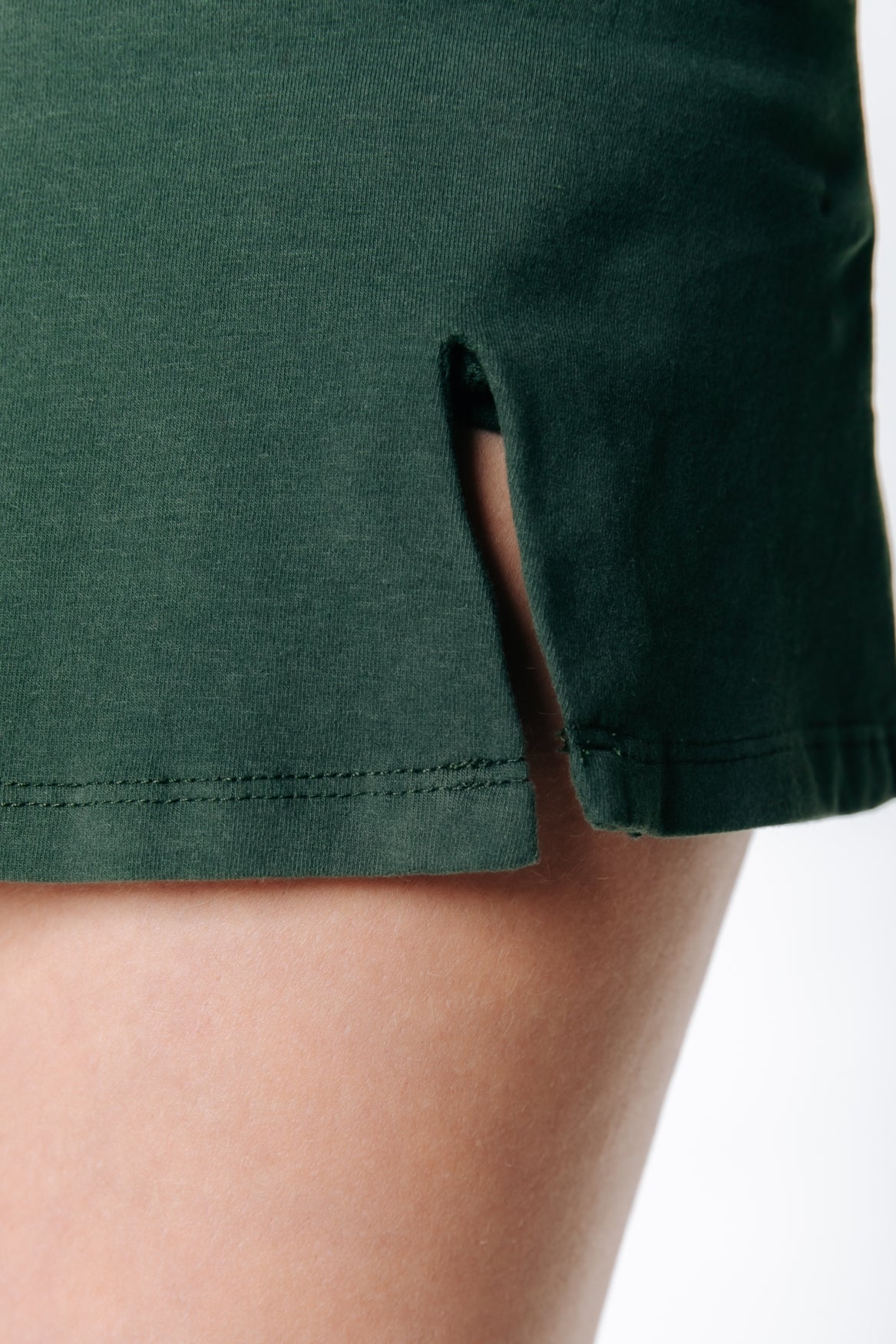 Uni Logo Fitted Skort | Dunkelgrün