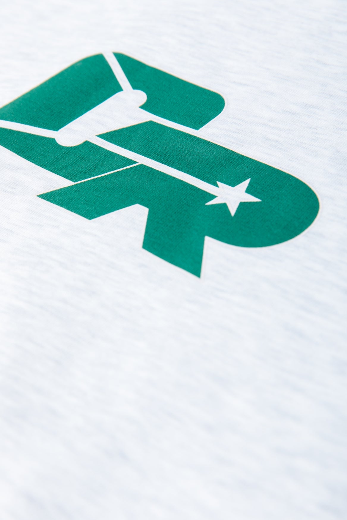 Racer Logo Sweat | Light grey melange