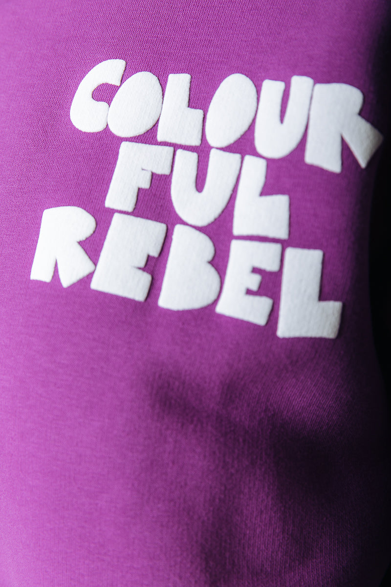 Wave-Logo-Sweat | Violettrosa