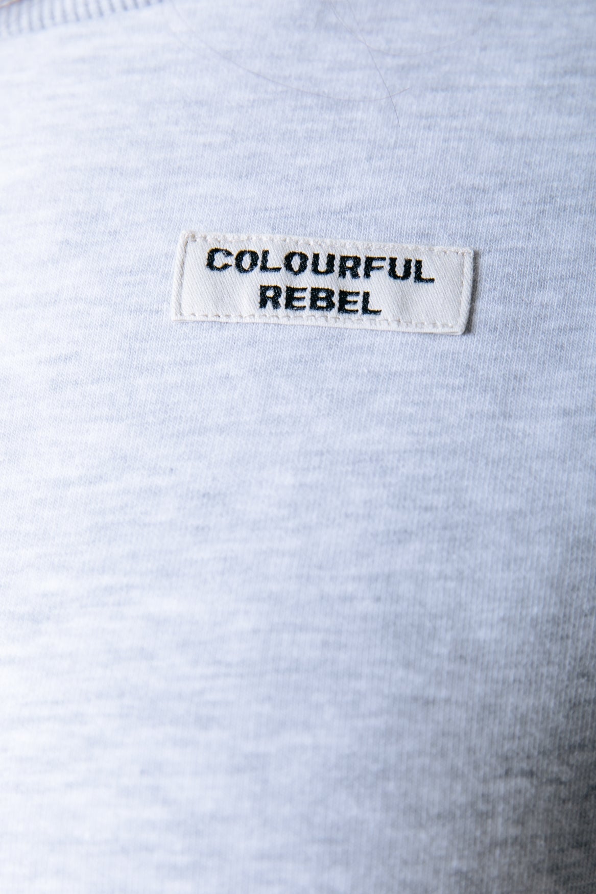 Uni Label Sweat | Light grey melange