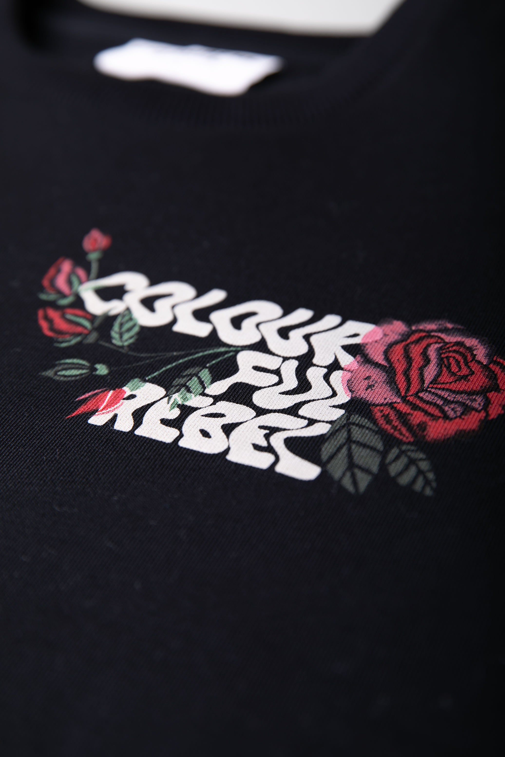 Flower Logo Sweat | Black