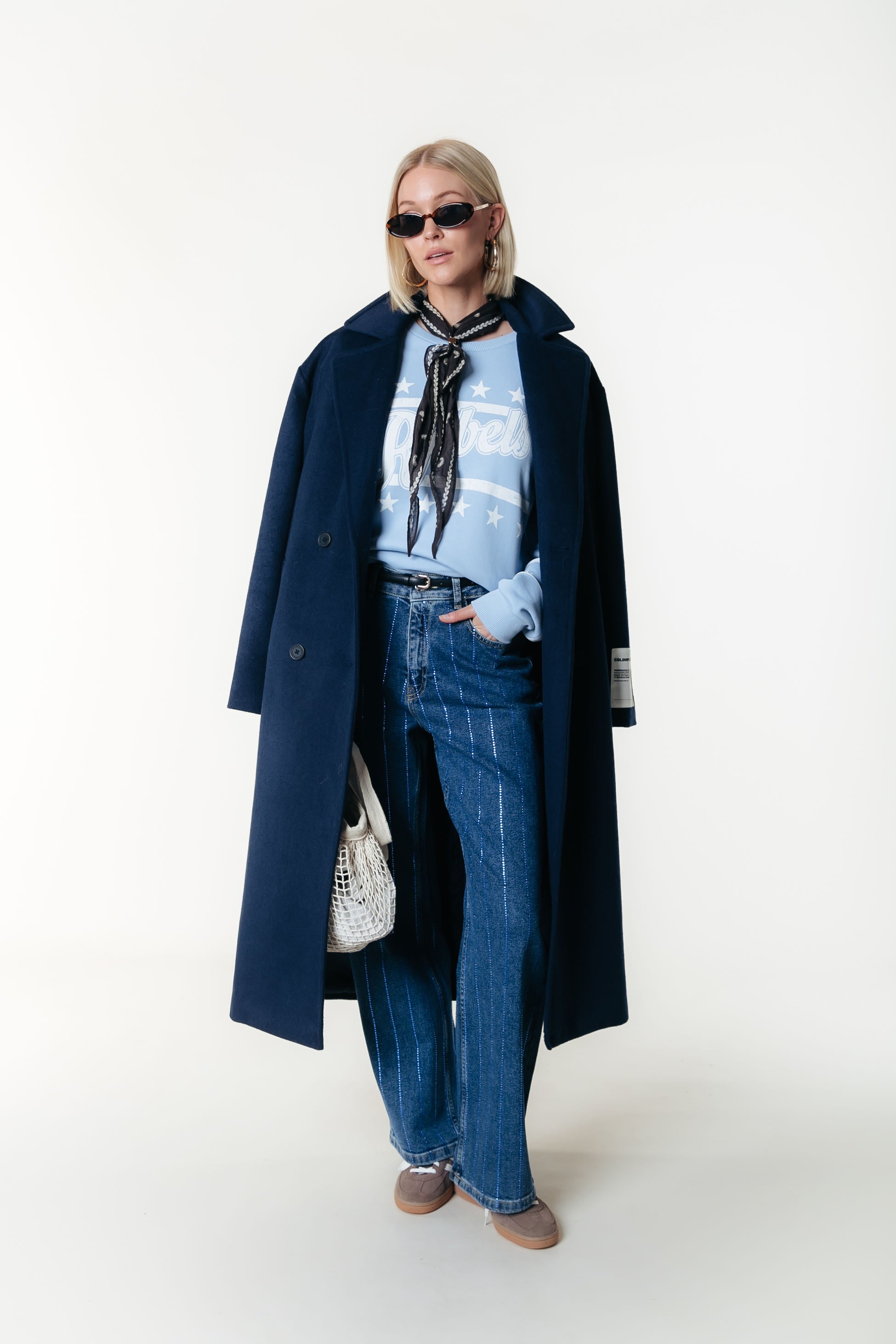 Rebels Stars Sweatshirt | Halogen Blue