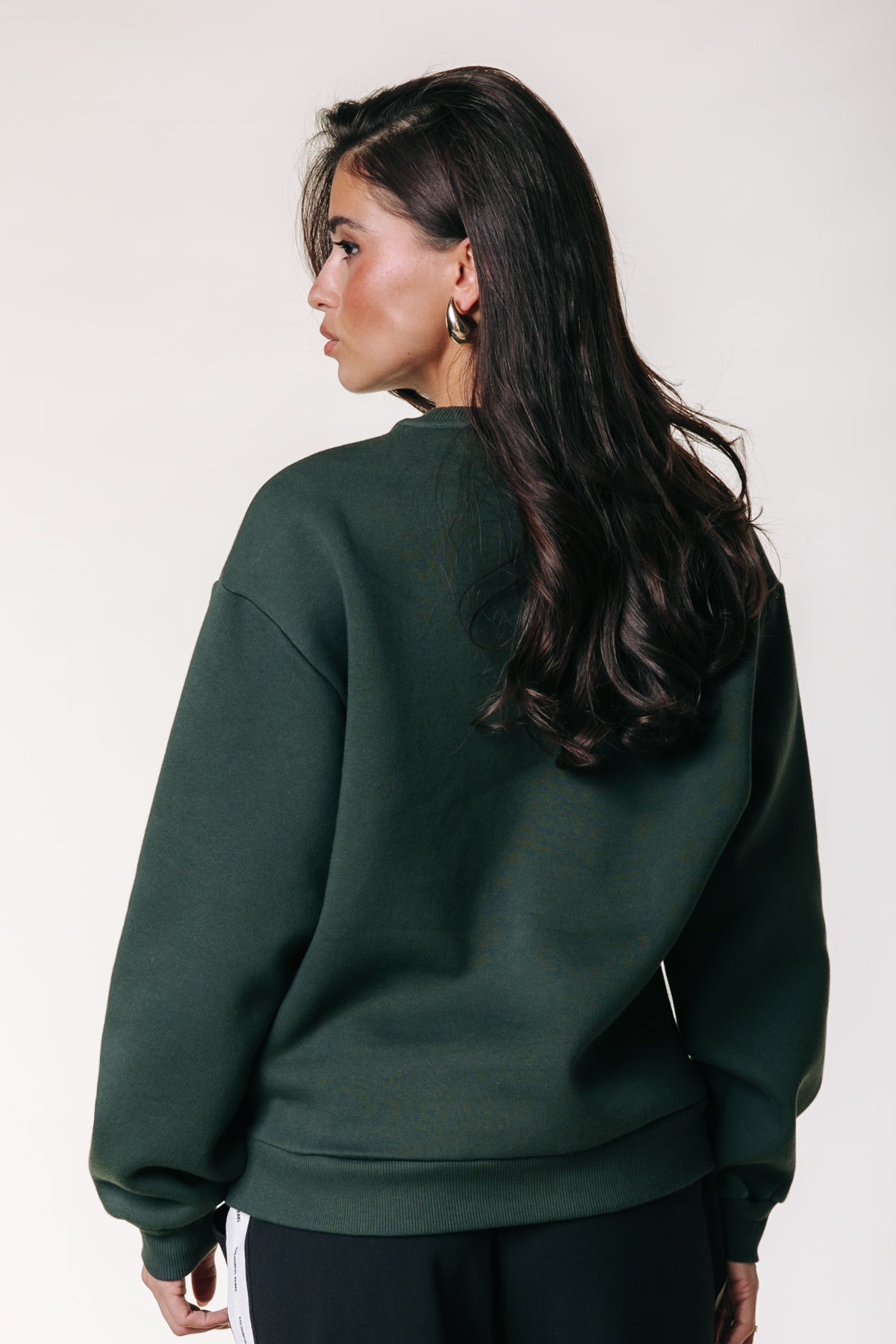 Uni Label Sweat | Dark green