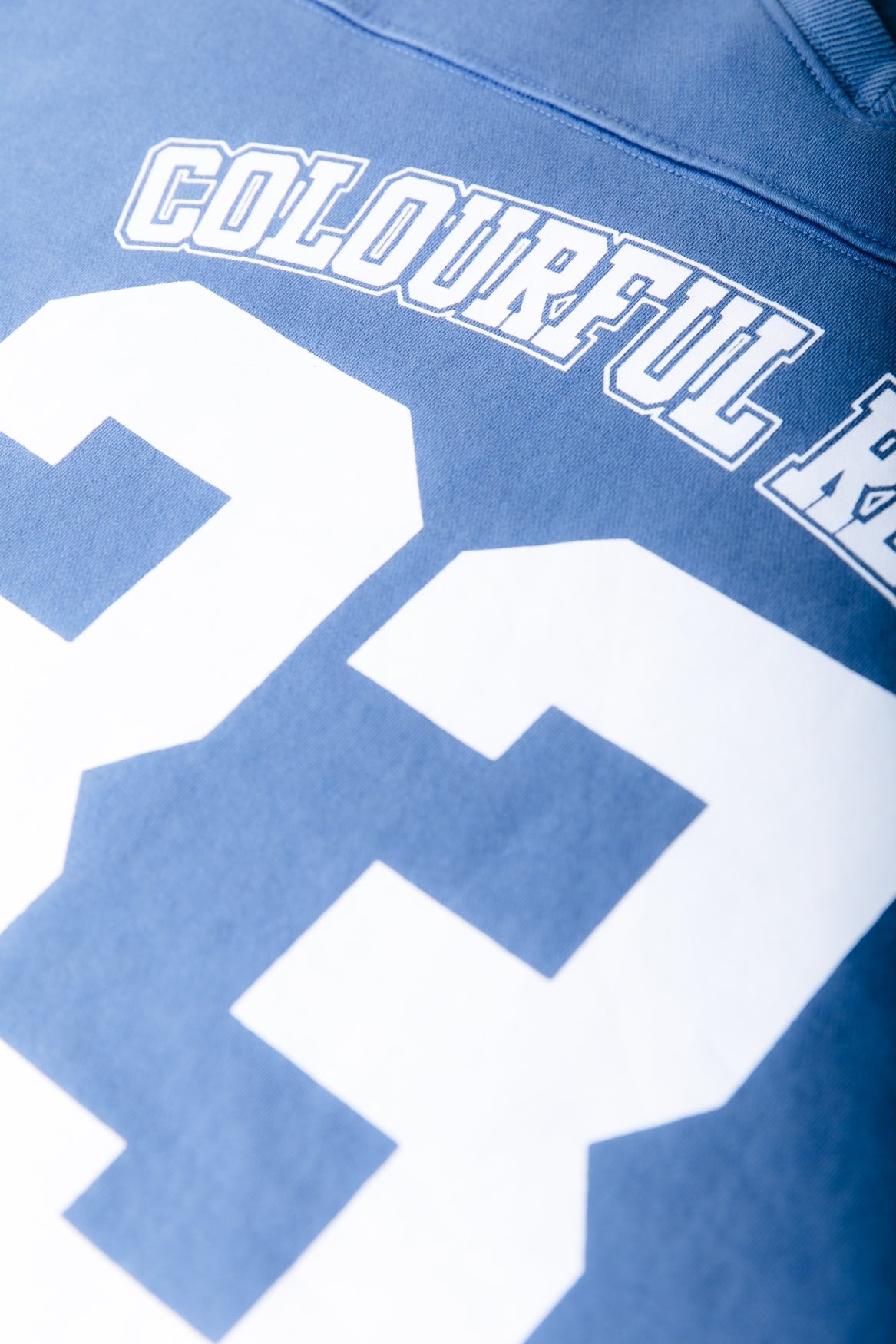 CR 33 Washed Baseball Sweat | Medium blue