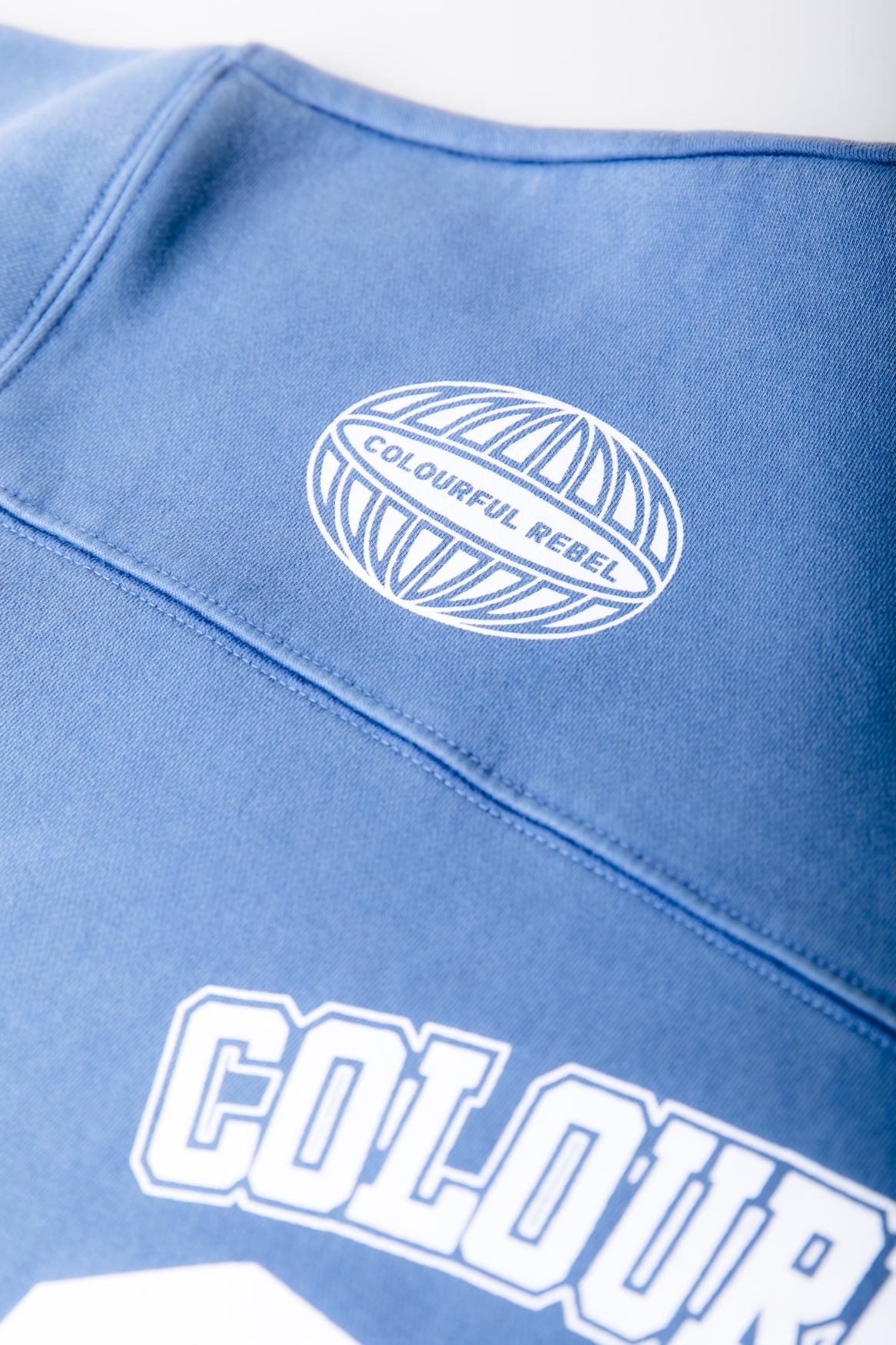 CR 33 Washed Baseball Sweat | Medium blue