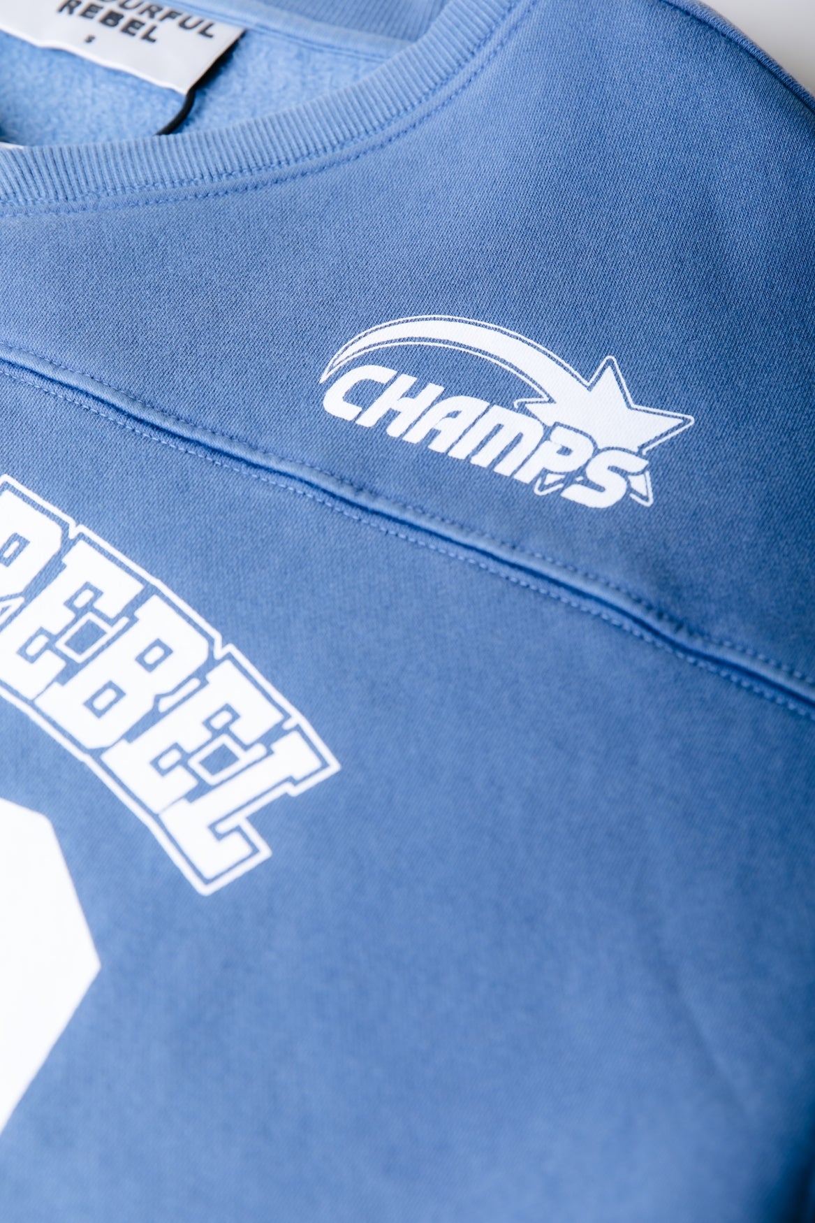 CR 33 Washed Baseball Sweat | Medium blue