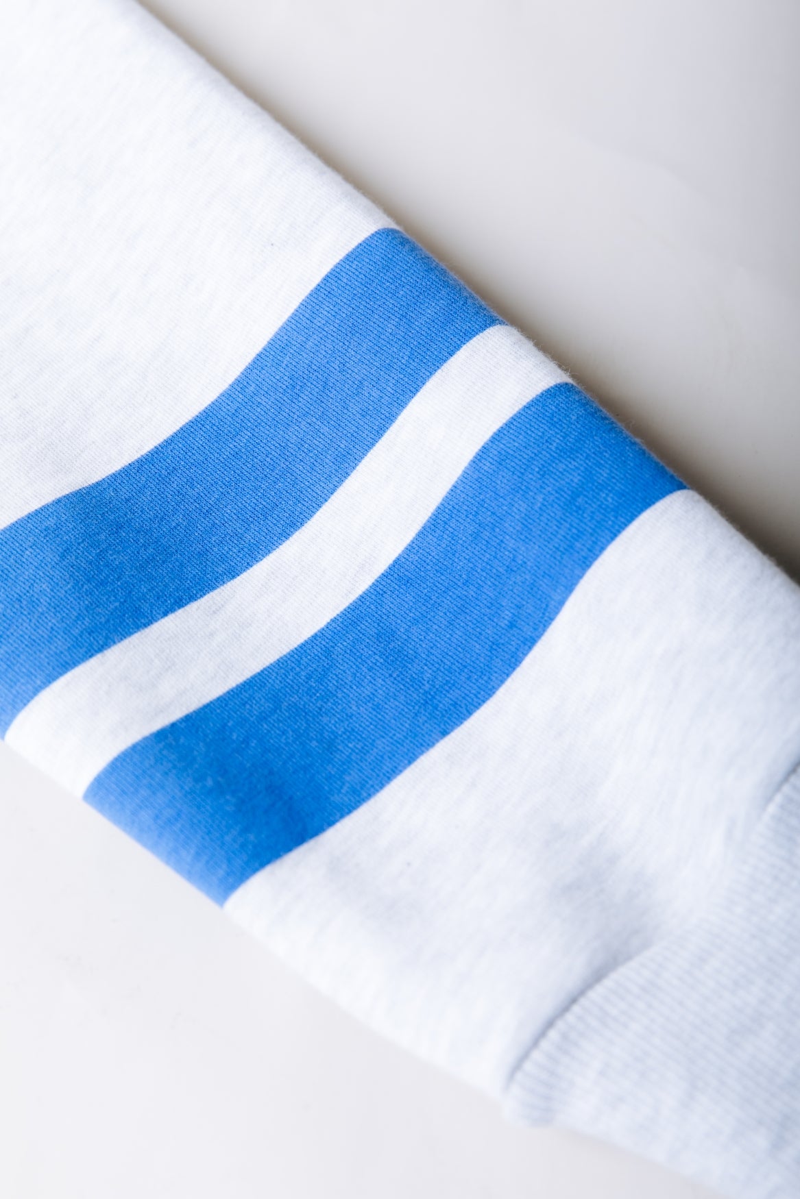 Logo Stripes Zip Sweat | Light grey melange