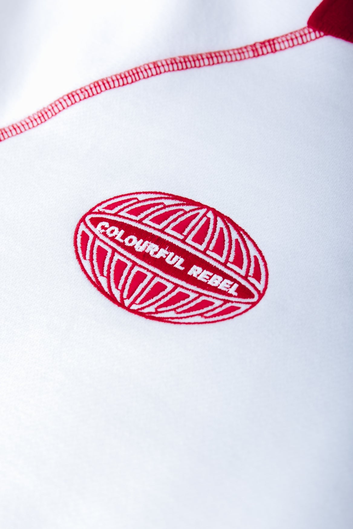 Sport Collar Raglan Dropped Shoulder Sweat | Off white