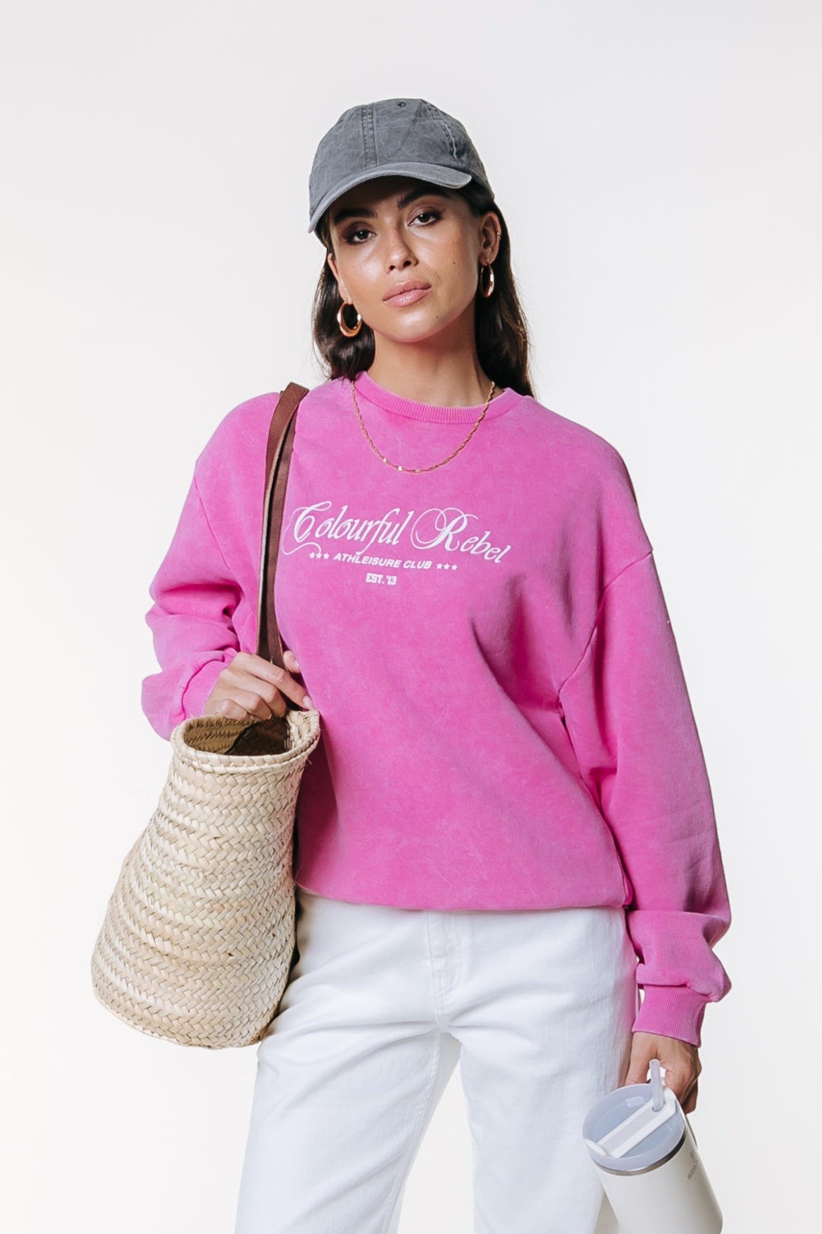 Athletic Club Sweat | Old pink